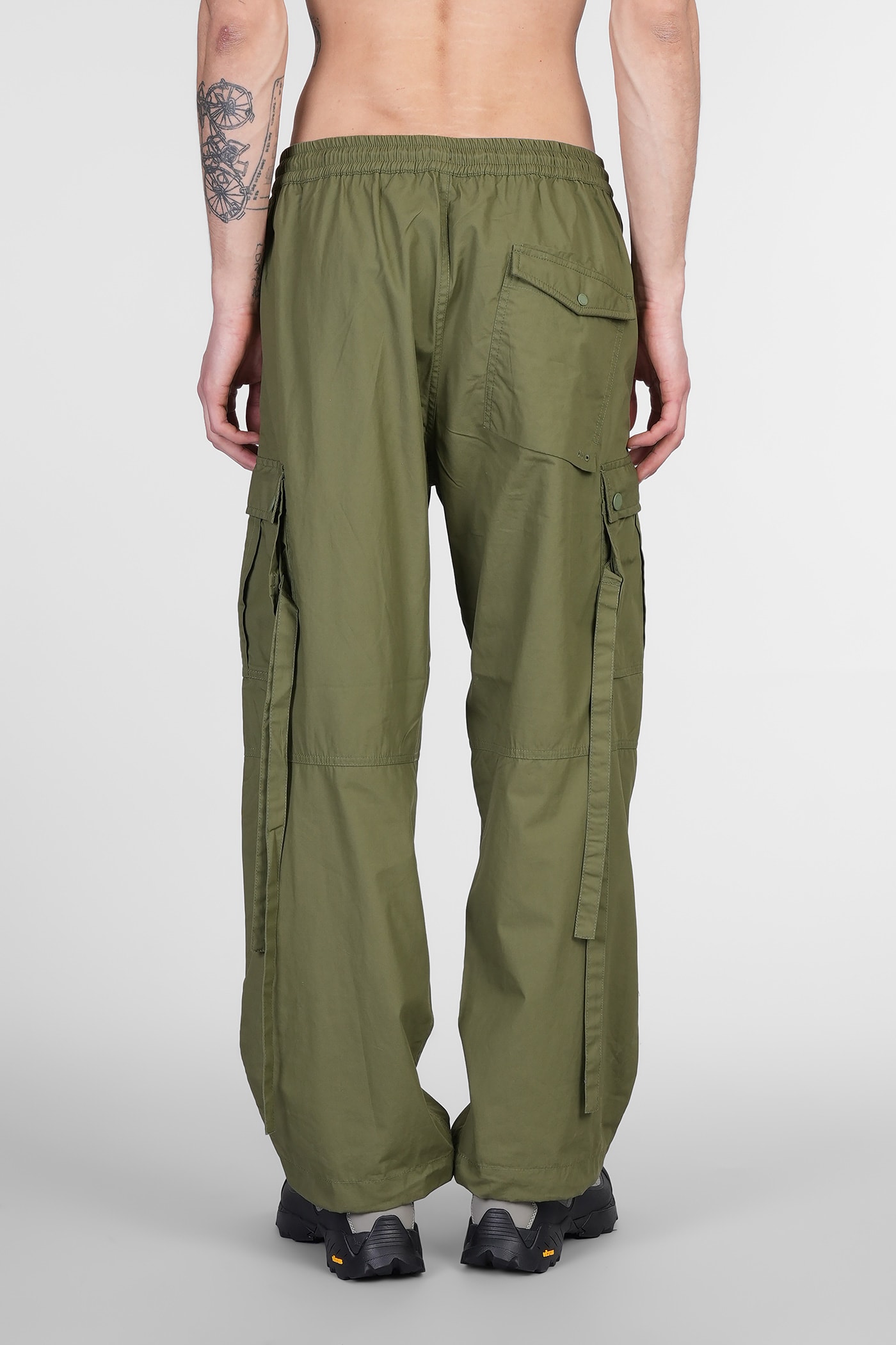 Maharishi Pants In Green Cotton In Green