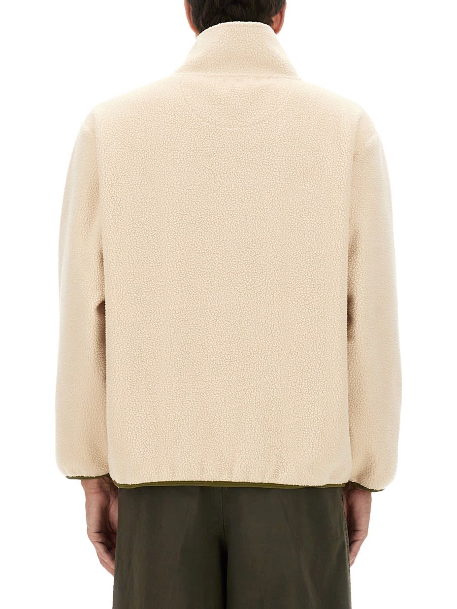 Apc Island Fleece Sweater With Contrast Detailing