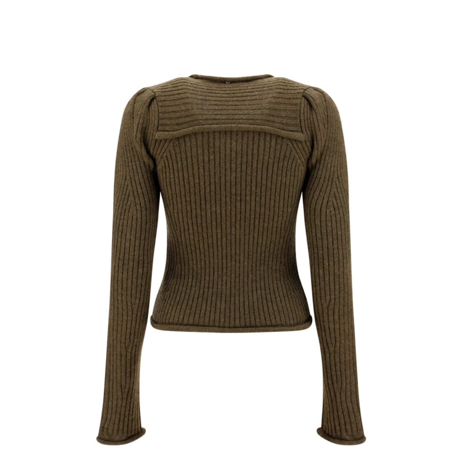 Shop Sportmax Wool Sweater In Green