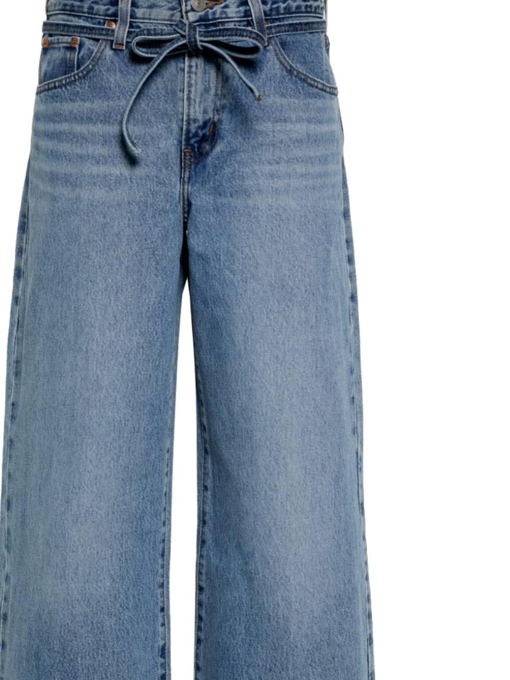LEVI'S WIDE LEG TIE WAIST JEANS 