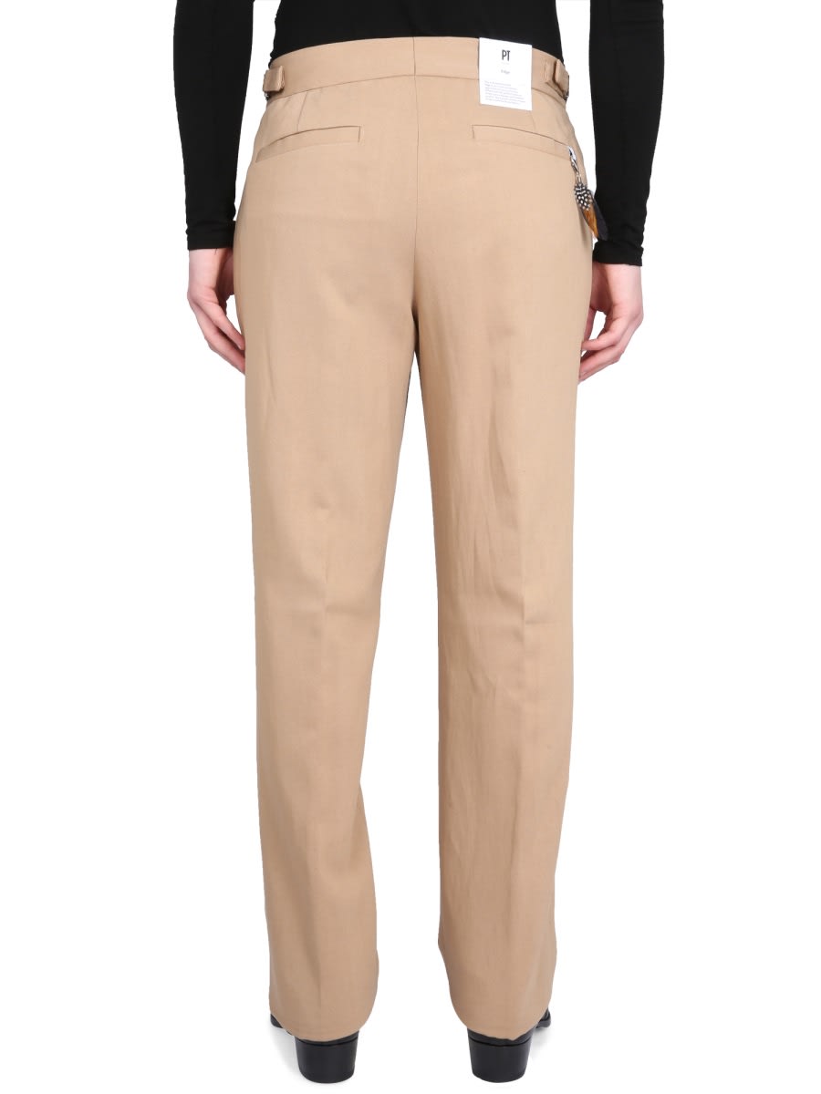 Pt Torino Edge Pants In Beige