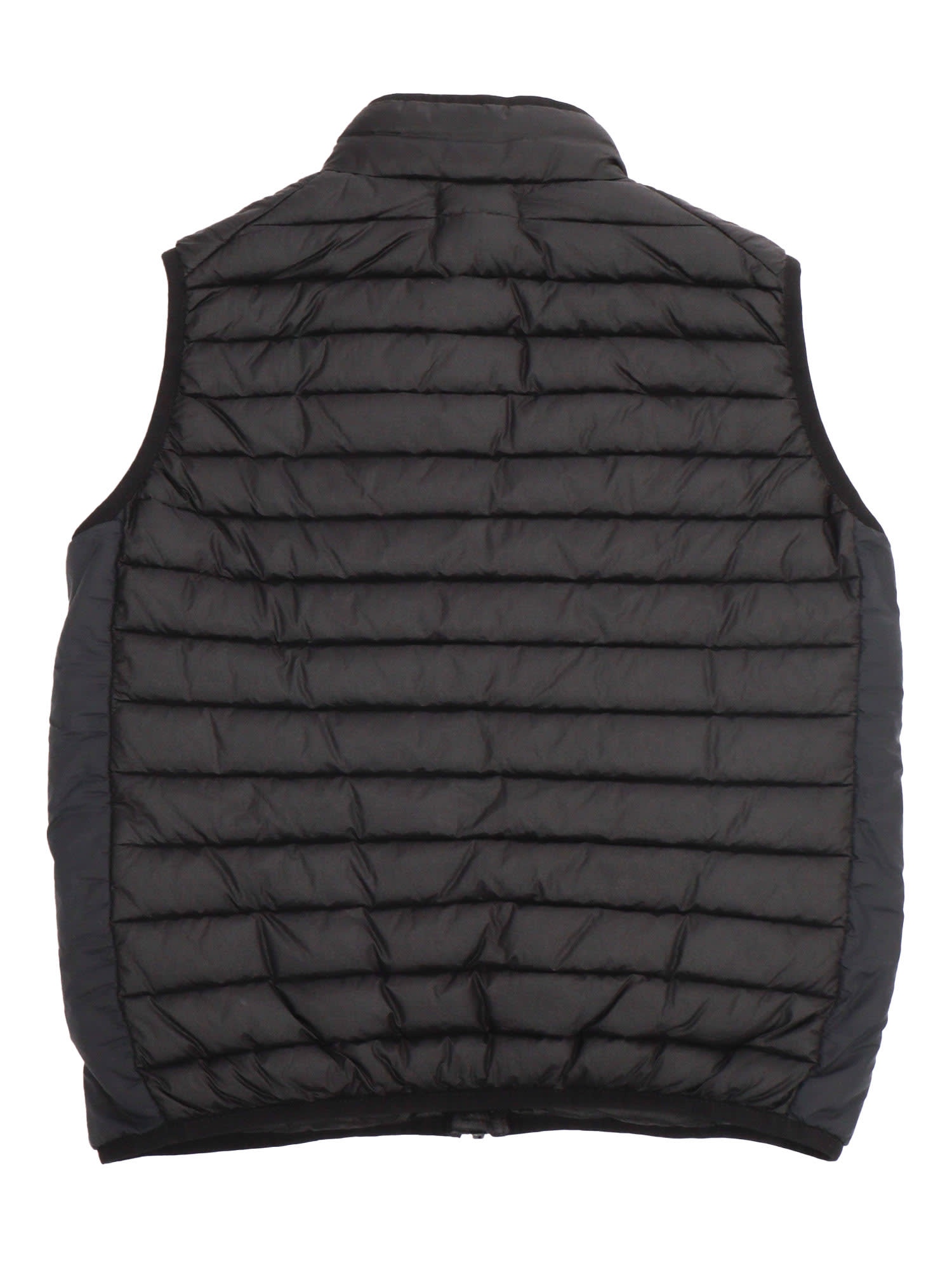 Stone Island Black Padded Vest In Black