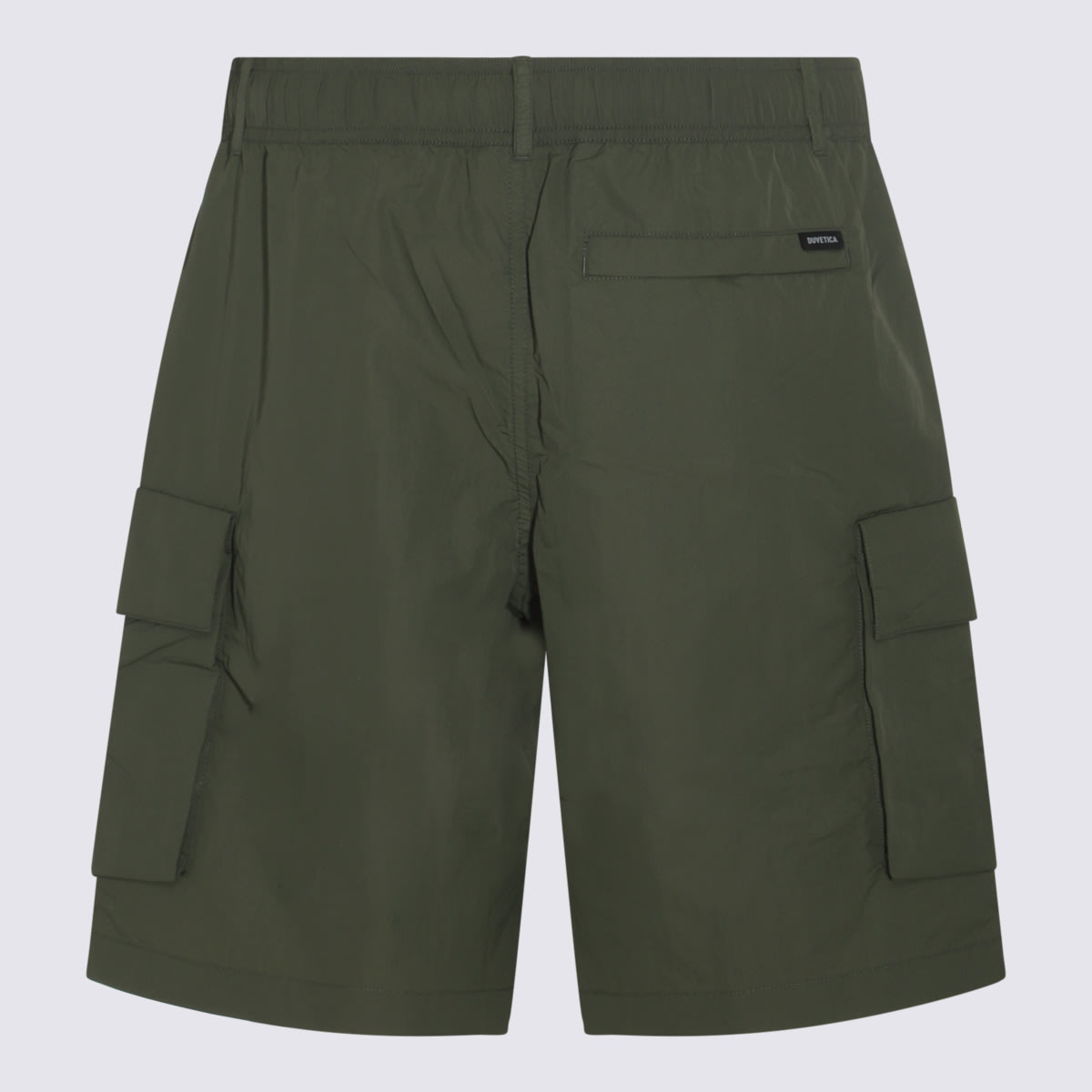 Shop Duvetica Military Green Shorts
