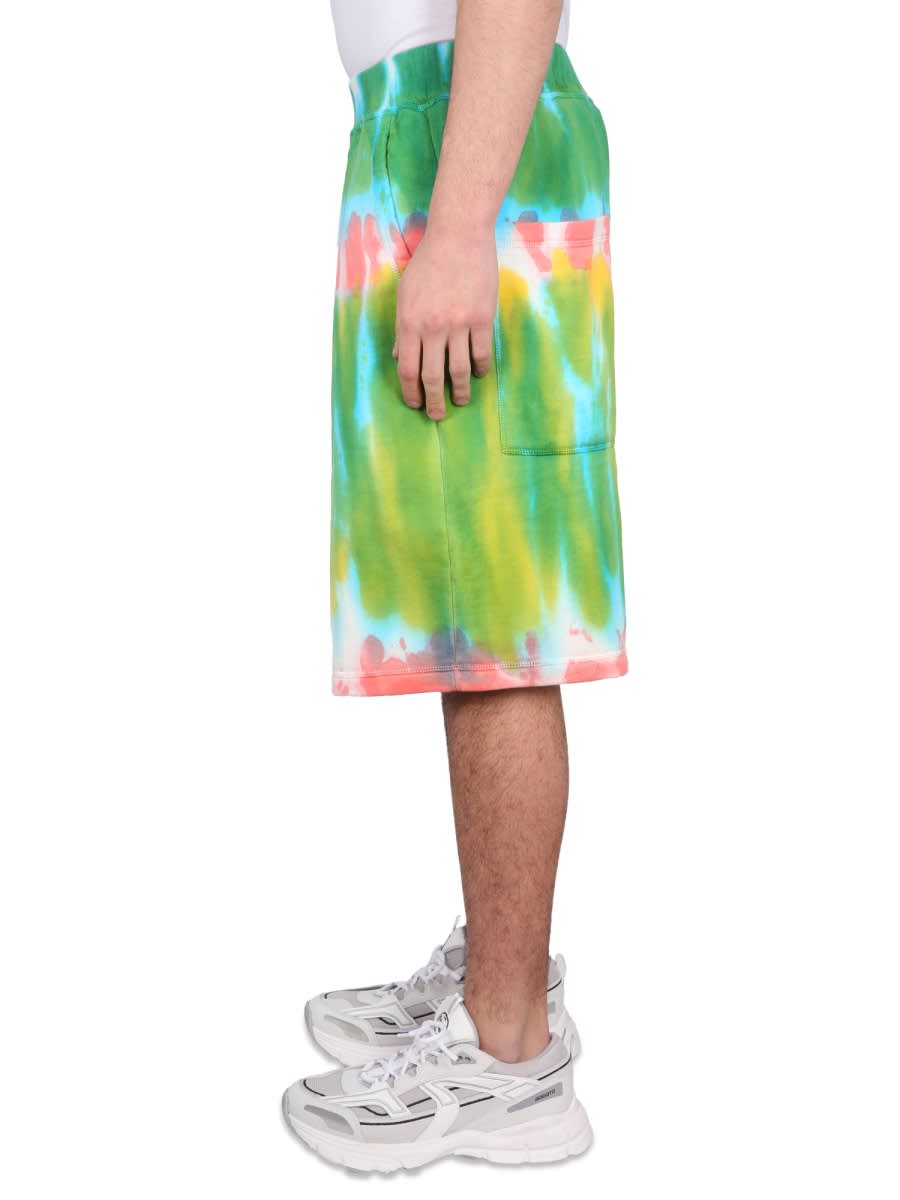 Shop Dsquared2 Sweatshirt Bermuda In Multicolour