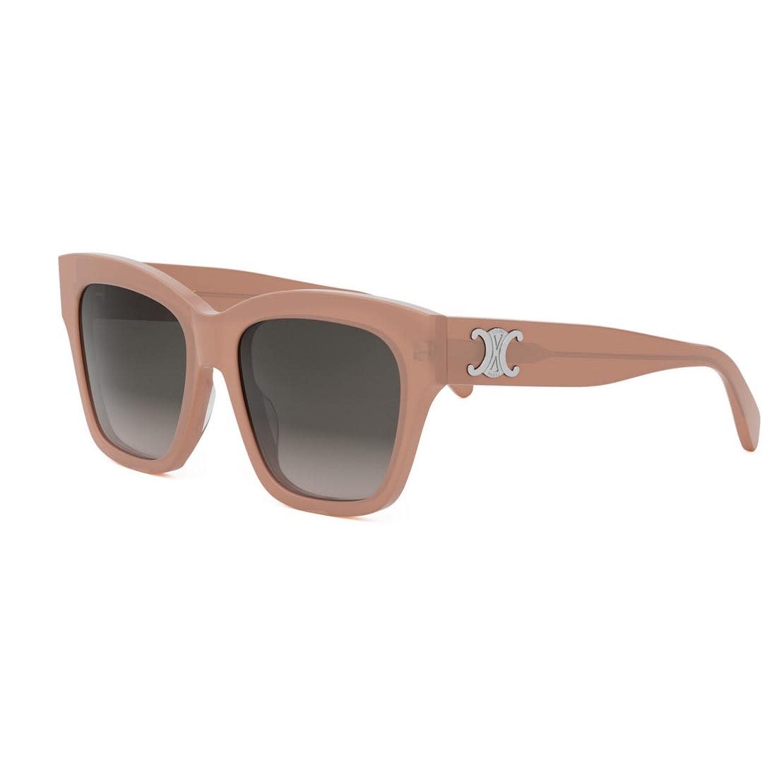 Shop Celine Sunglasses In Rosa/grigio Sfumato