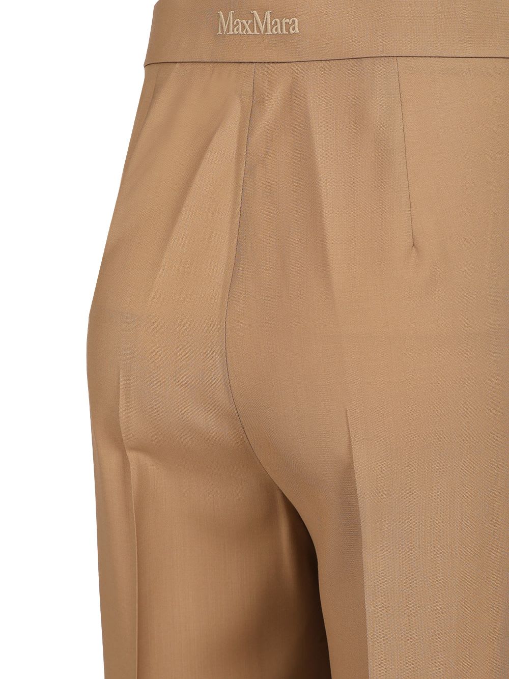 Max Mara Wide Leg Trousers In Brown