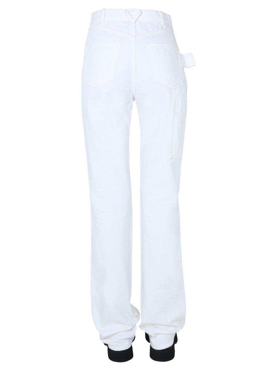 Bottega Veneta Straight Leg Jeans In White