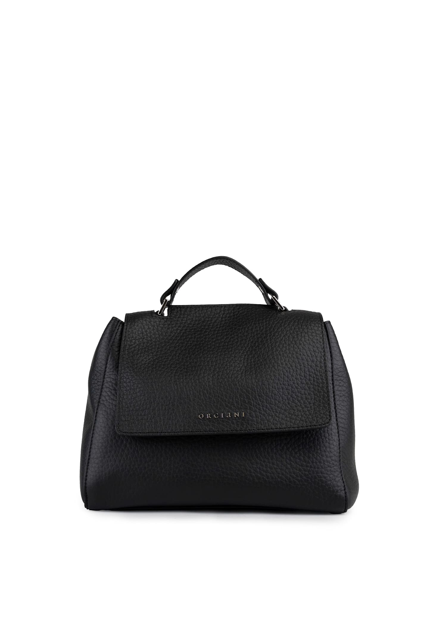 sveva Soft Small Tote Bag In Black Nappa