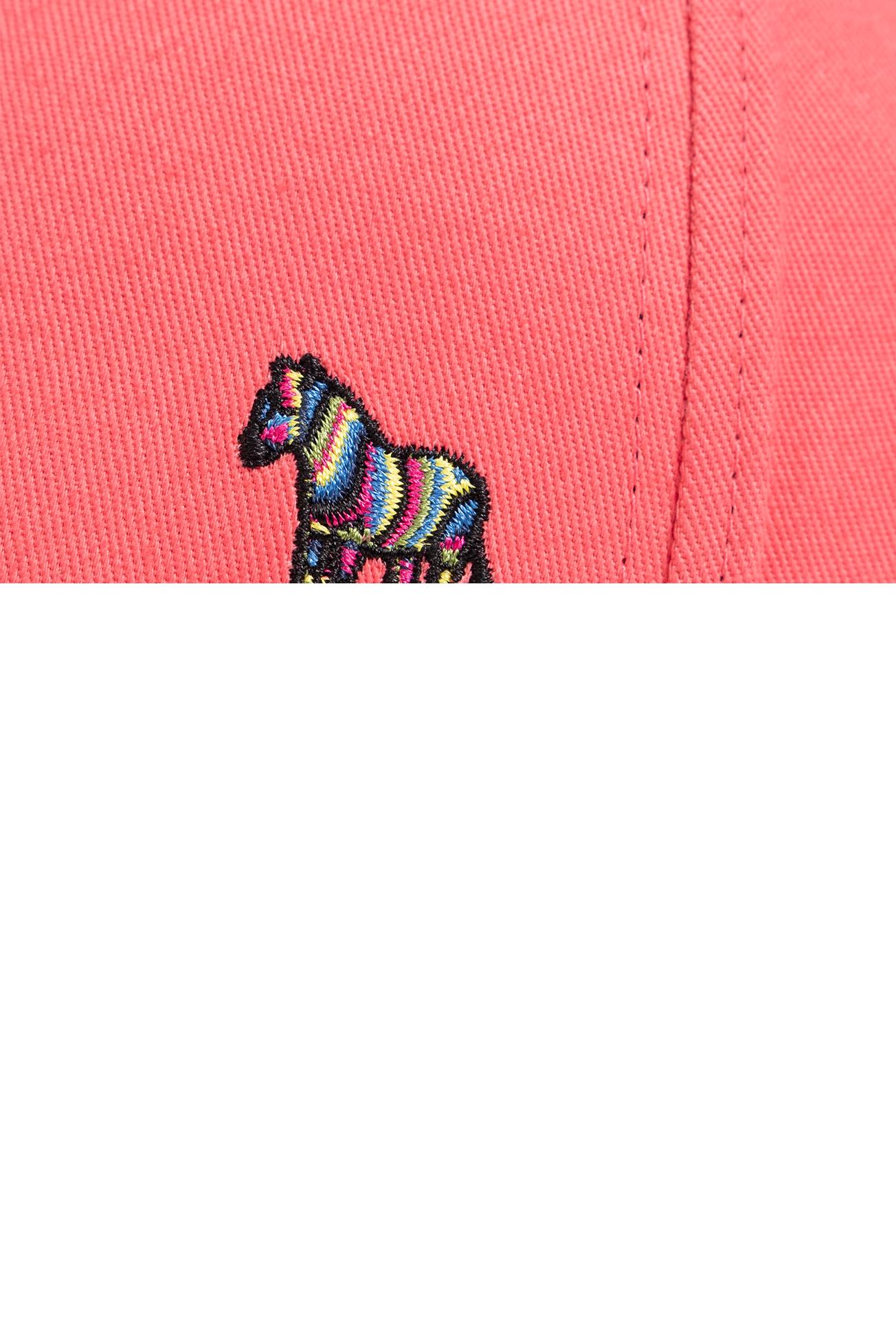 Shop Ps By Paul Smith Ps Paul Smith Baseball Cap With Patch In Pink