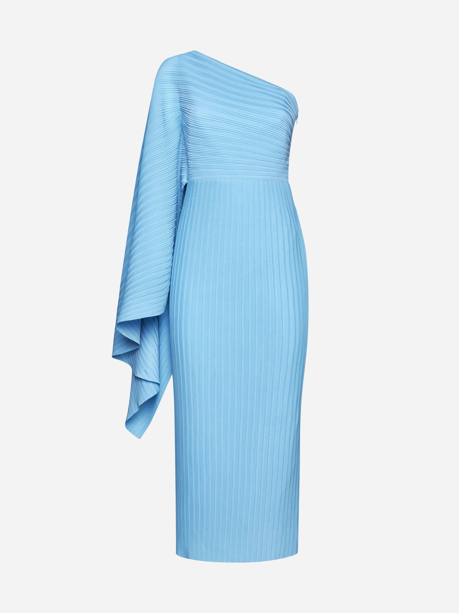 Solace London Dress  Woman In Blue