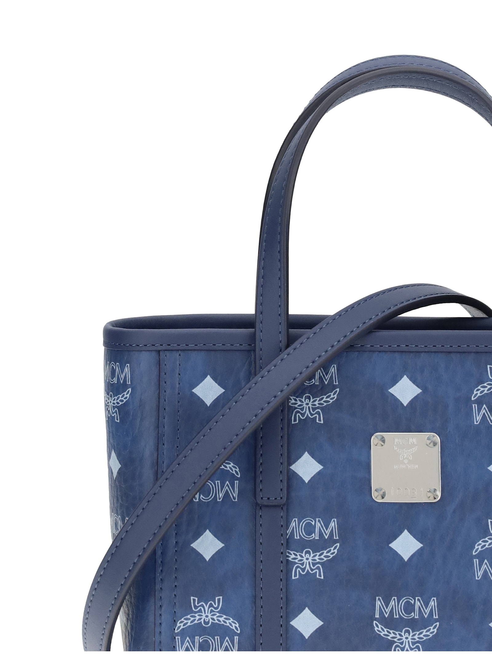 Mcm Toni Handbag In Blue