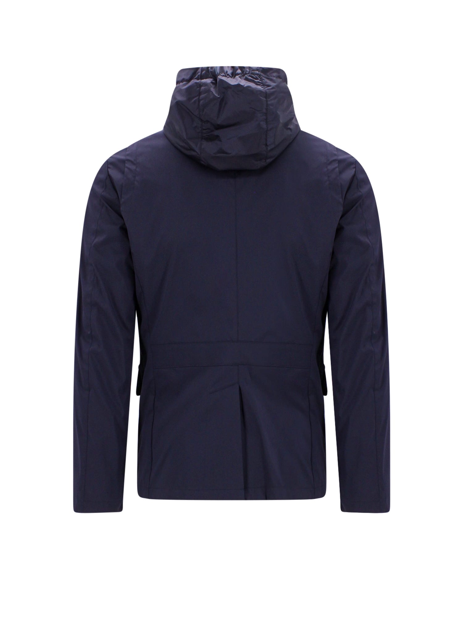 Shop Moorer Vespucci Jacket In Dark Blue