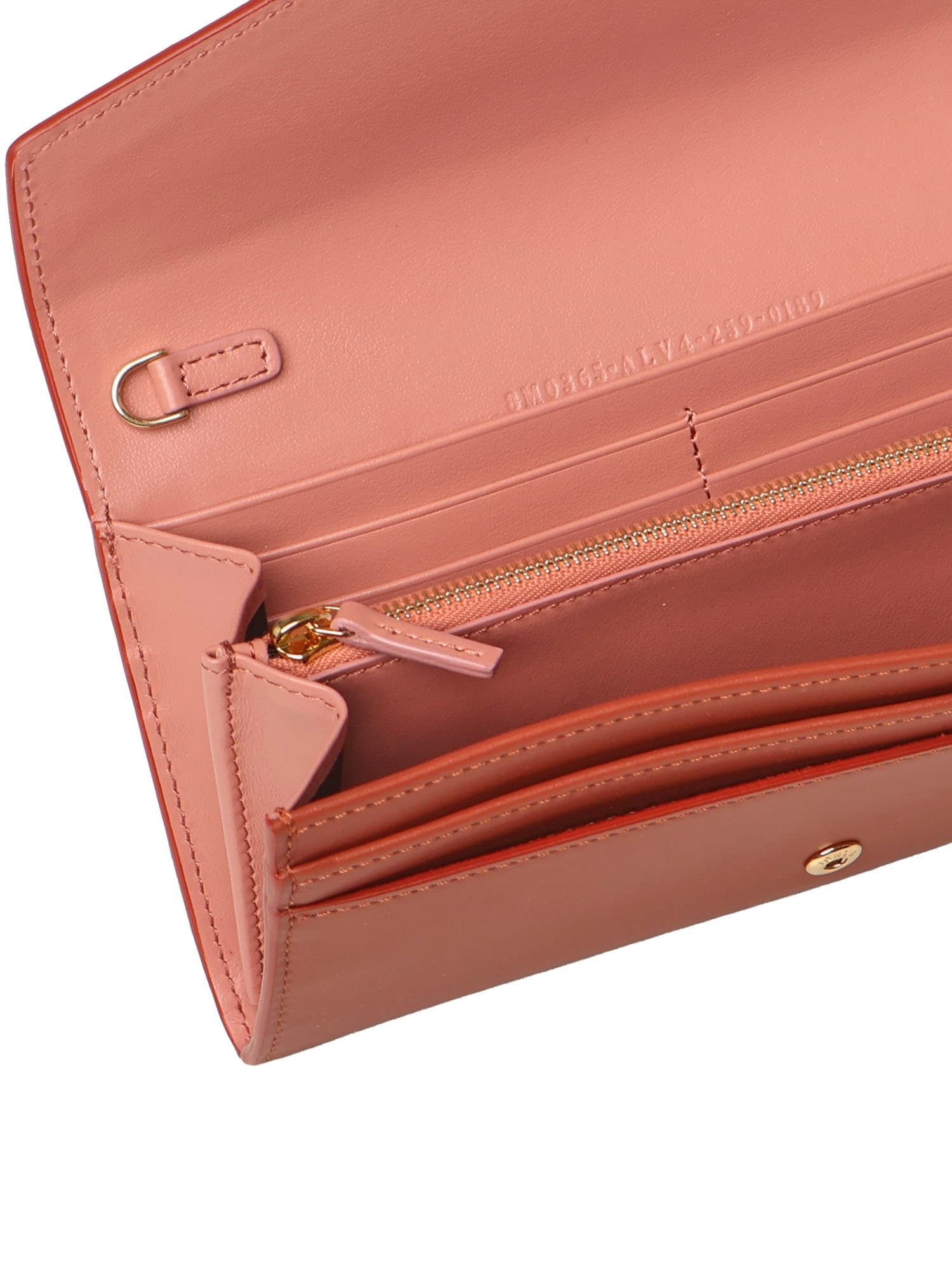 Fendi Ff Diamonds Continental Wallet On Chain Accessories In Pink