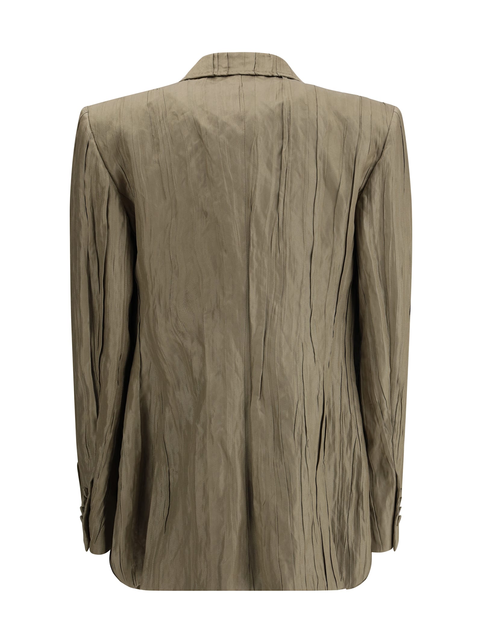 Gabriela Hearst Mairi Crinkled Blazer