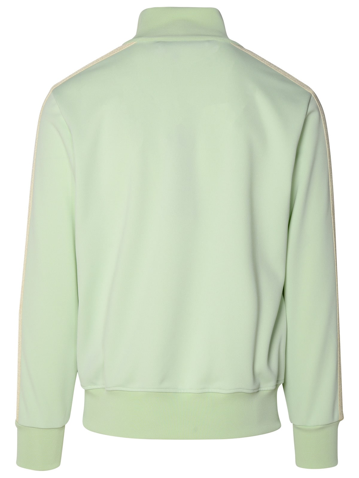 Shop Palm Angels Green Polyester Sporty Sweatshirt In Mint