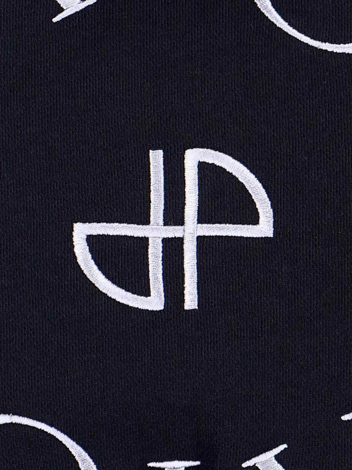 Shop Patou Logo Hoodie In Black