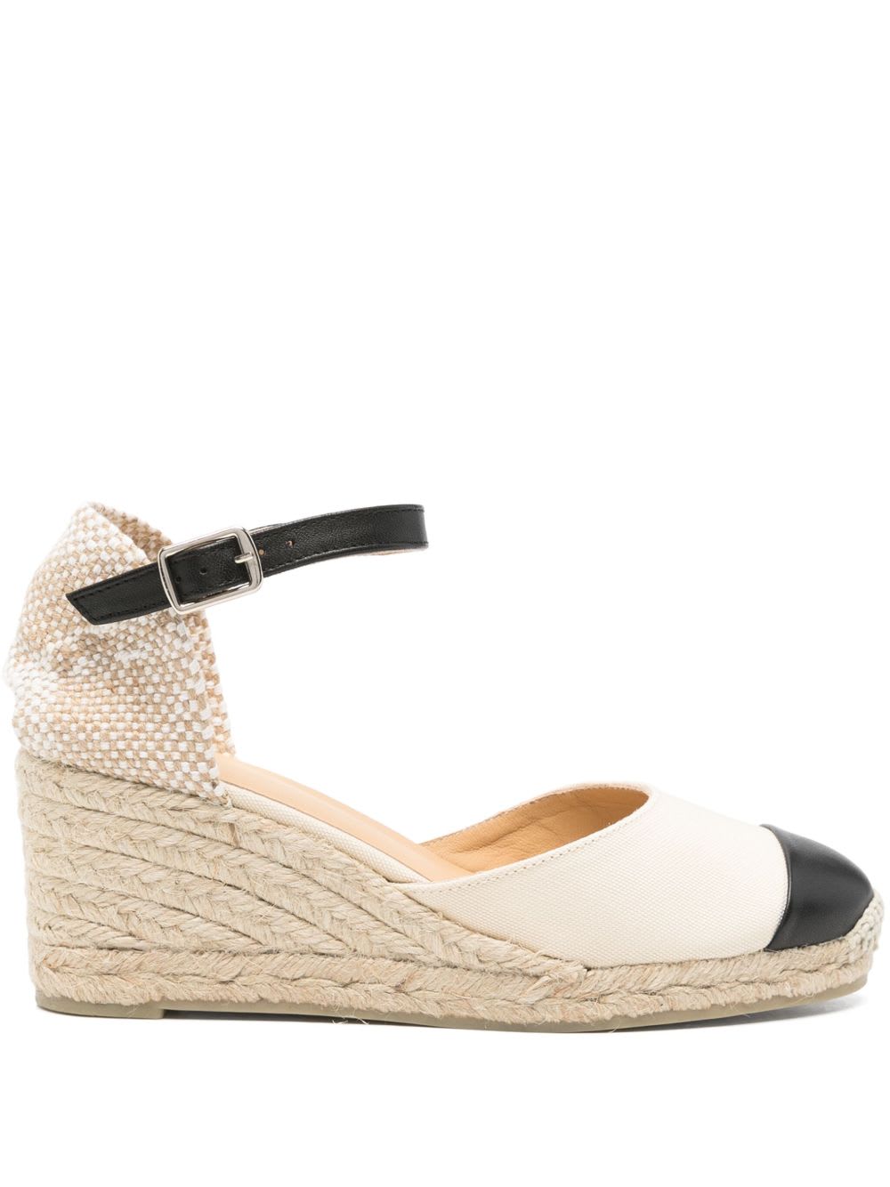 Castaã±er Coraline Canvas Espadrilles In Neutral
