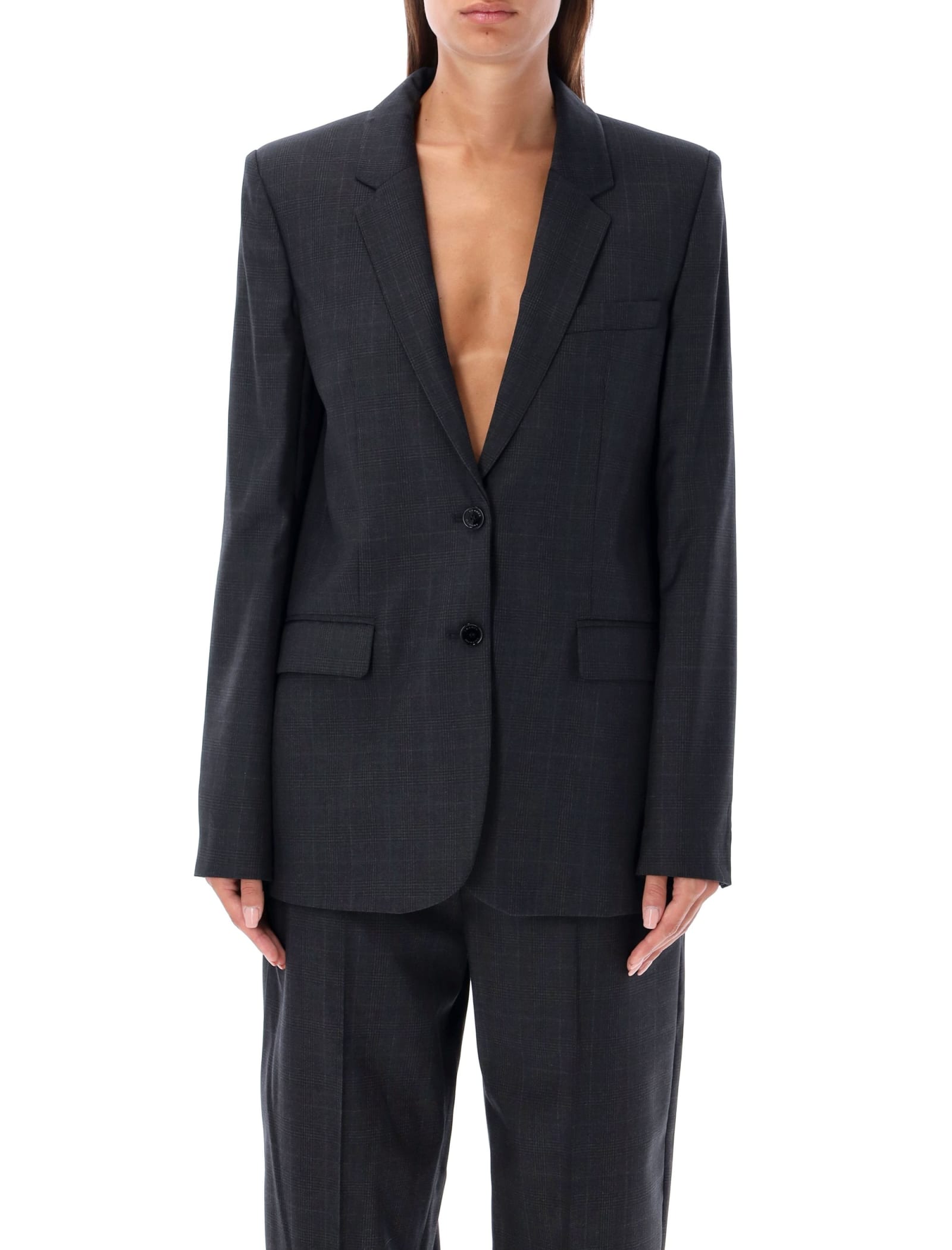 Shop Isabel Marant Lesandre Blazer In Antracite