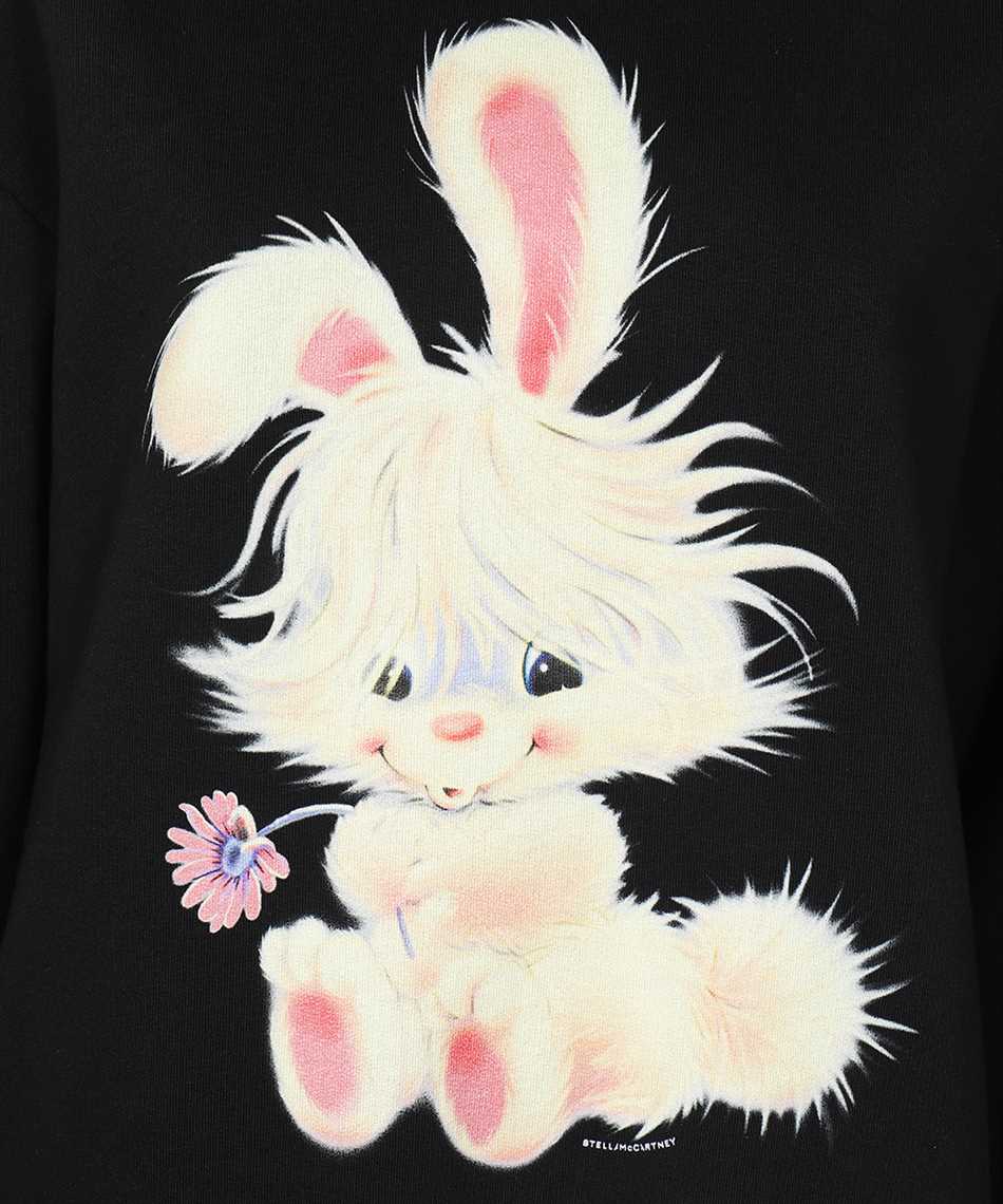 Stella Mccartney Lunar New Year Rabbit Motif Hoodie In Black