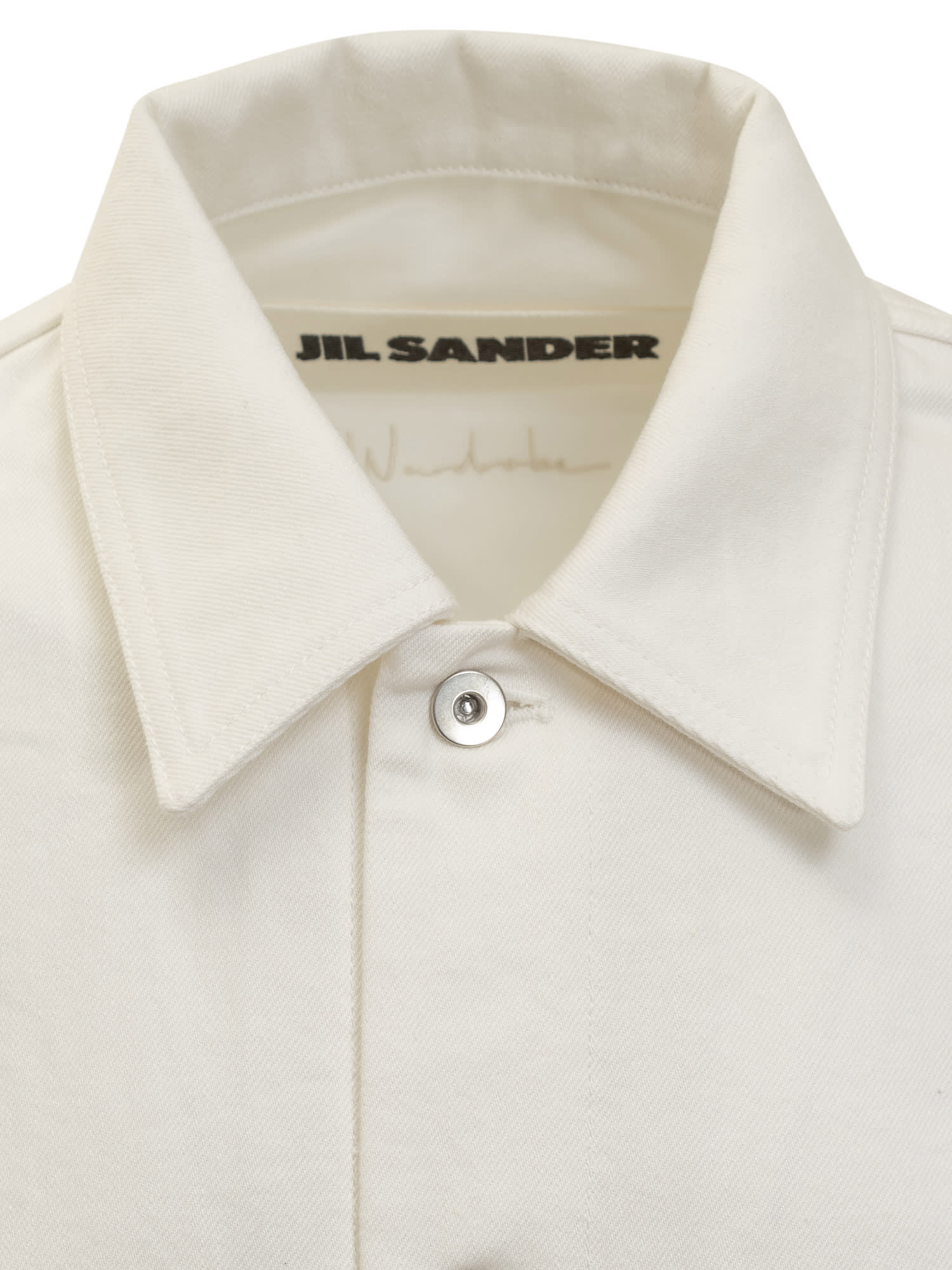 Shop Jil Sander 01 Shirt In Porcelain