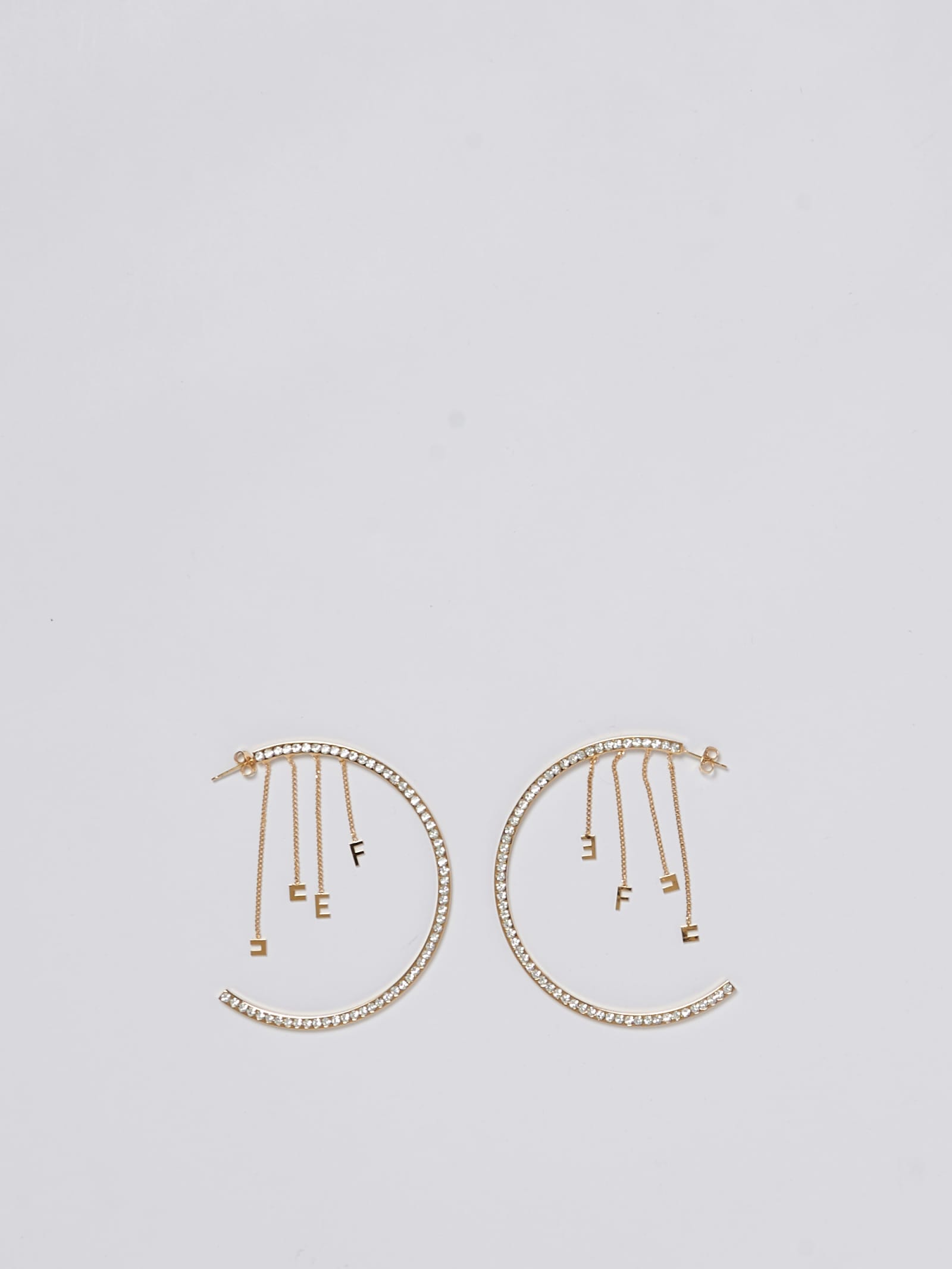 Elisabetta Franchi Metal Earrings In Oro