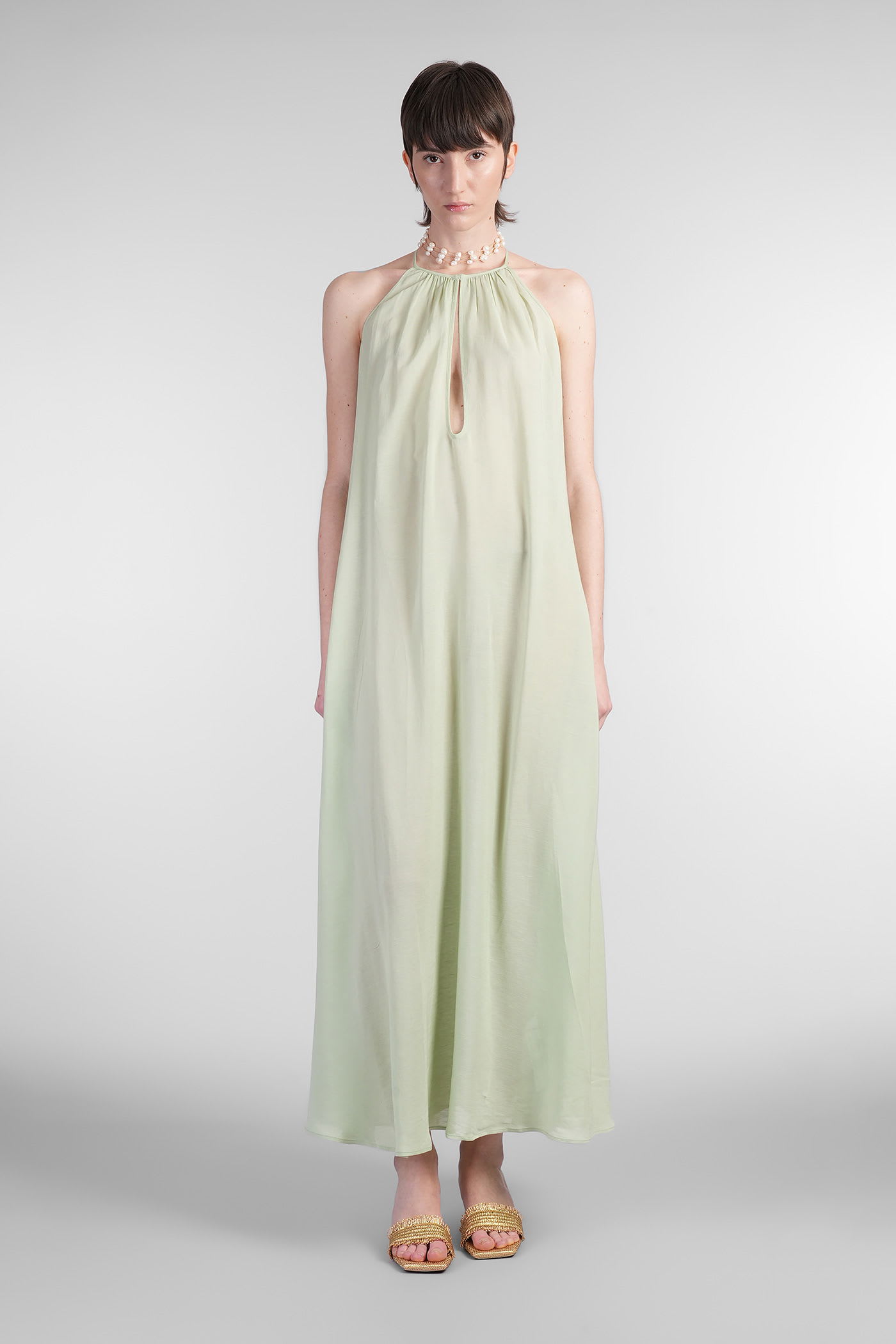 Cult Gaia Orla In Green Viscose In Green