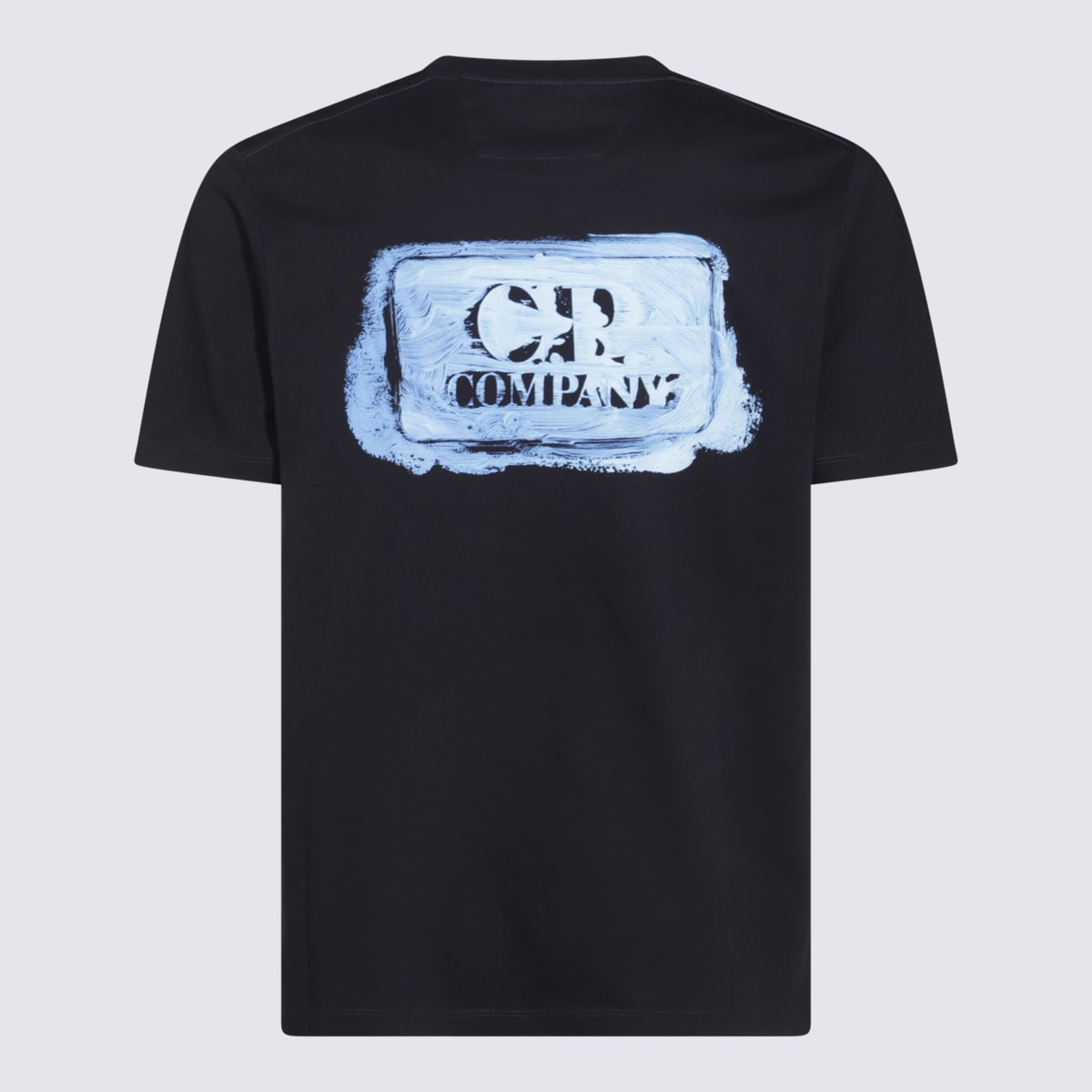 C.p. Company Logo Short-sleeved T-shirt In Blue