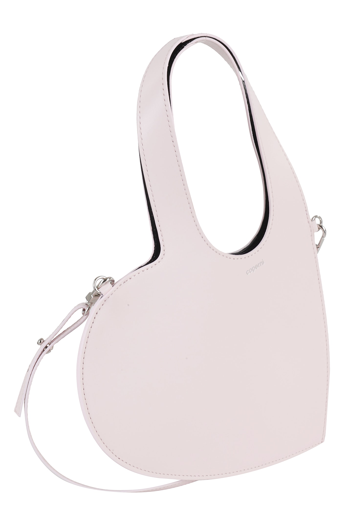 Coperni Heart Shape Tote Bag With Single Handle In Pink Pnk