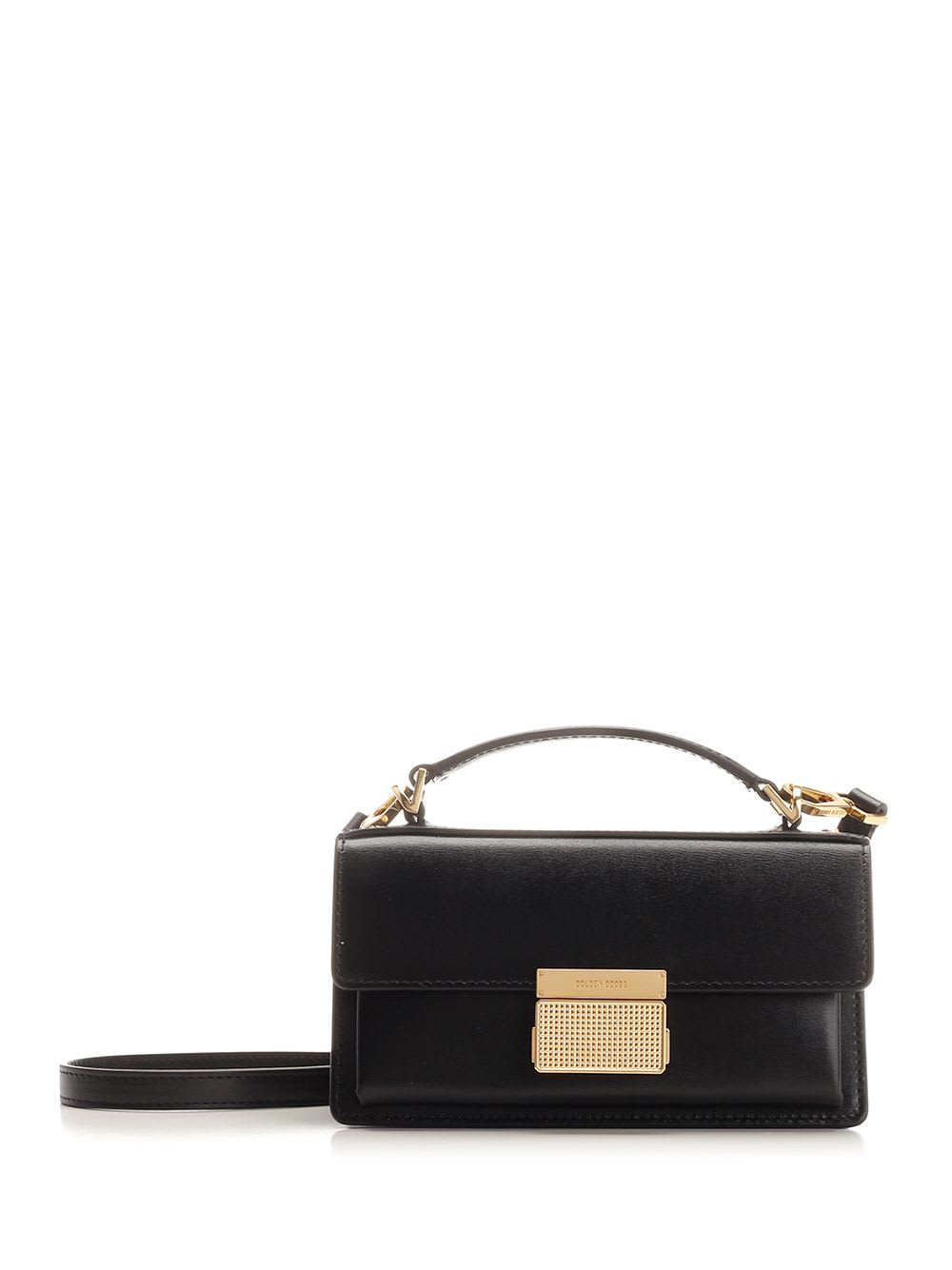 Shop Golden Goose Venezia Small Handbag In Black 90100