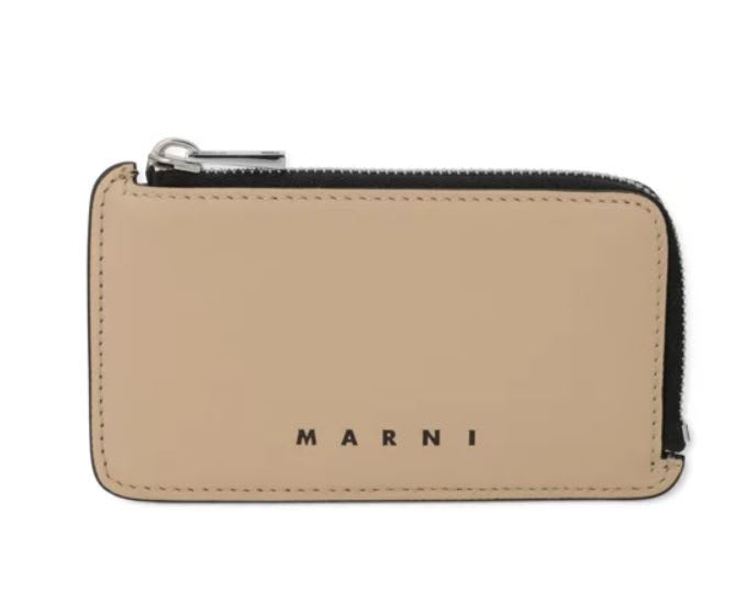 Marni Wallet In Black/beige