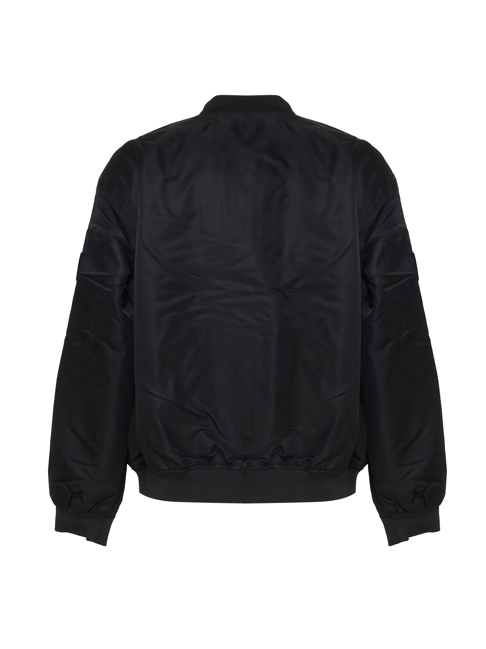 Shop Calvin Klein Bomber In Nylon In Black