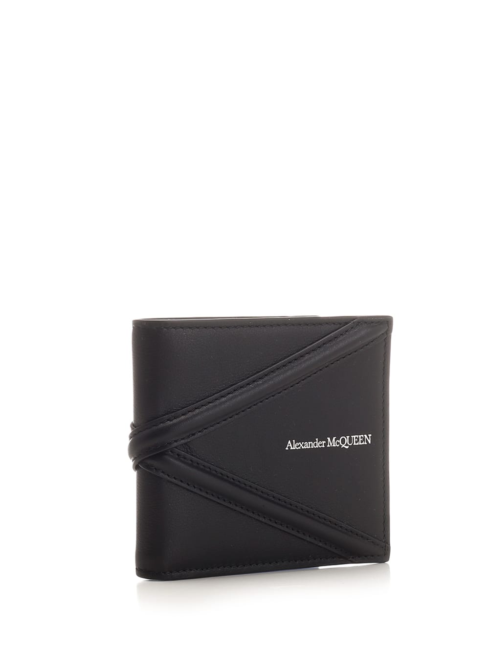 Shop Alexander Mcqueen Black Leather Wallet