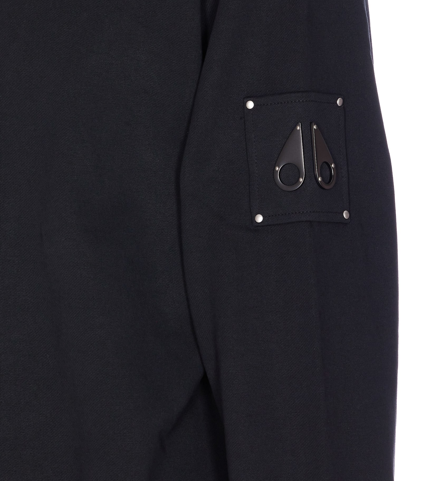 Moose Knuckles Hartsfield Zip Hoodie In Black