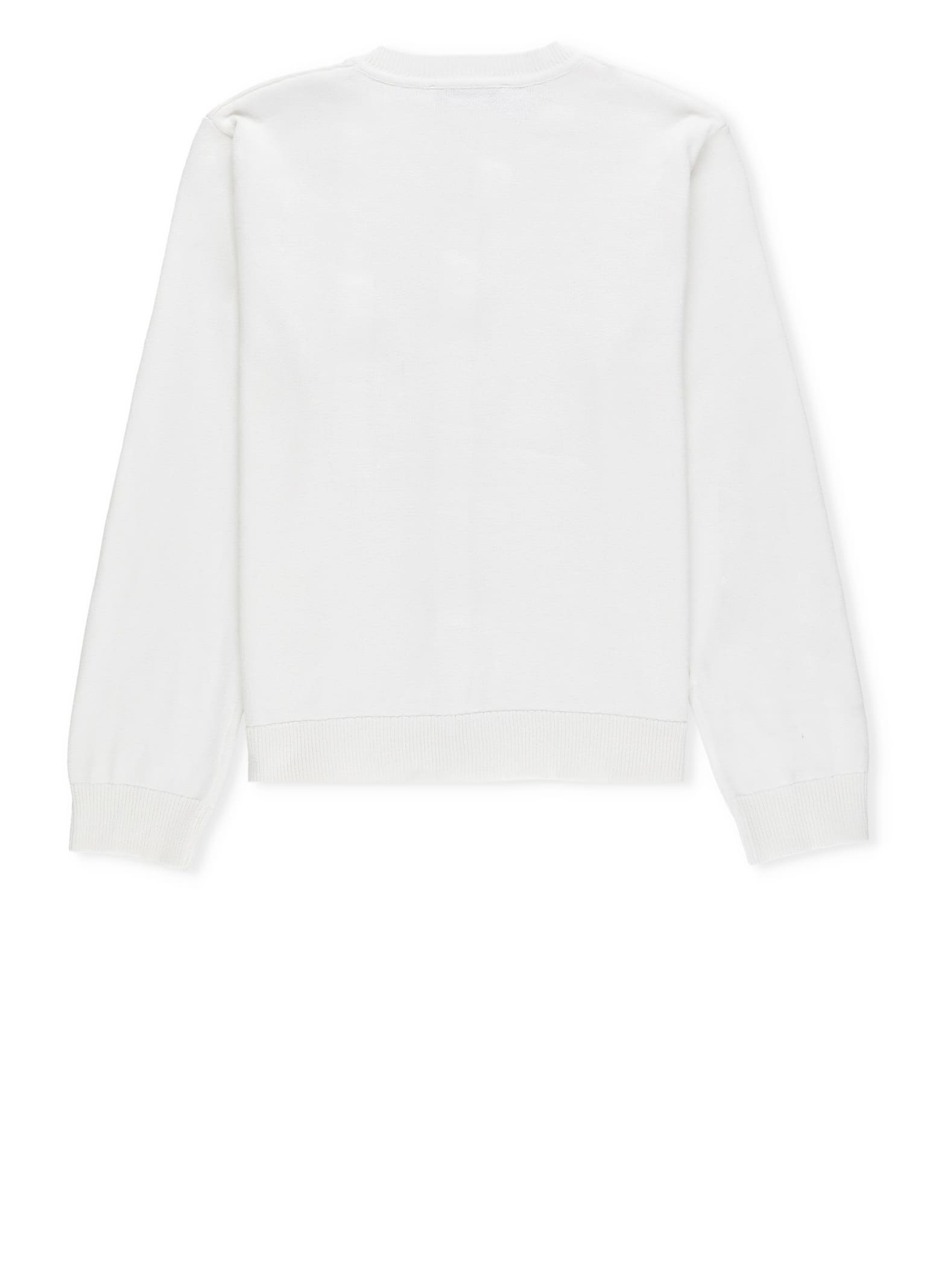 Shop Stella Mccartney Cotton Cardigan In Bianco