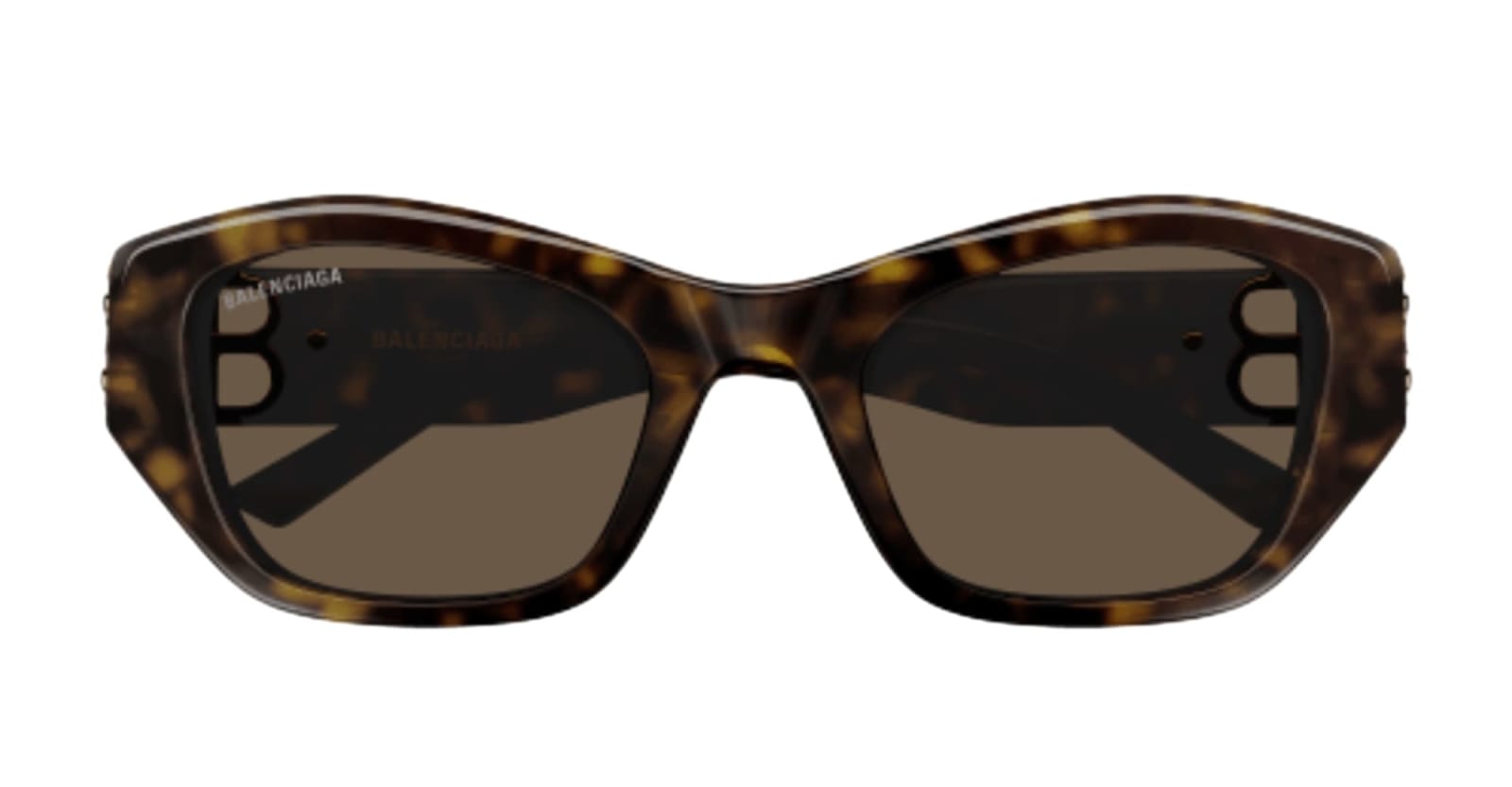 Shop Balenciaga Bb0311sk-002 - Tortoise Sunglasses