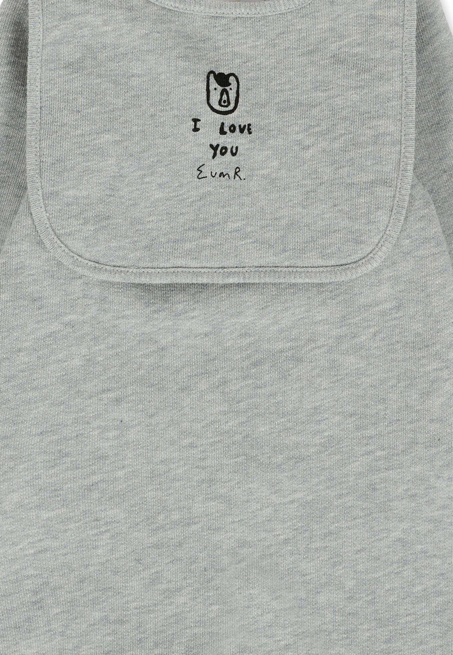 Gucci Grey Set For Babykids With Dog In Gray