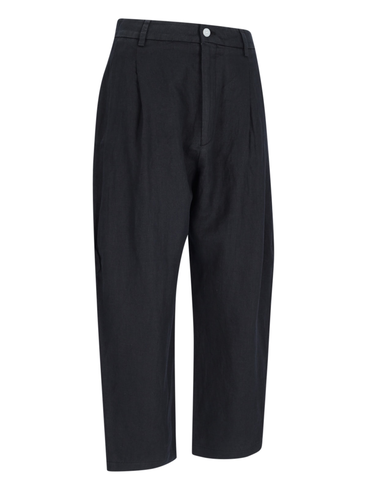 Shop Sibel Saral Monfil Navy Trousers In Blue