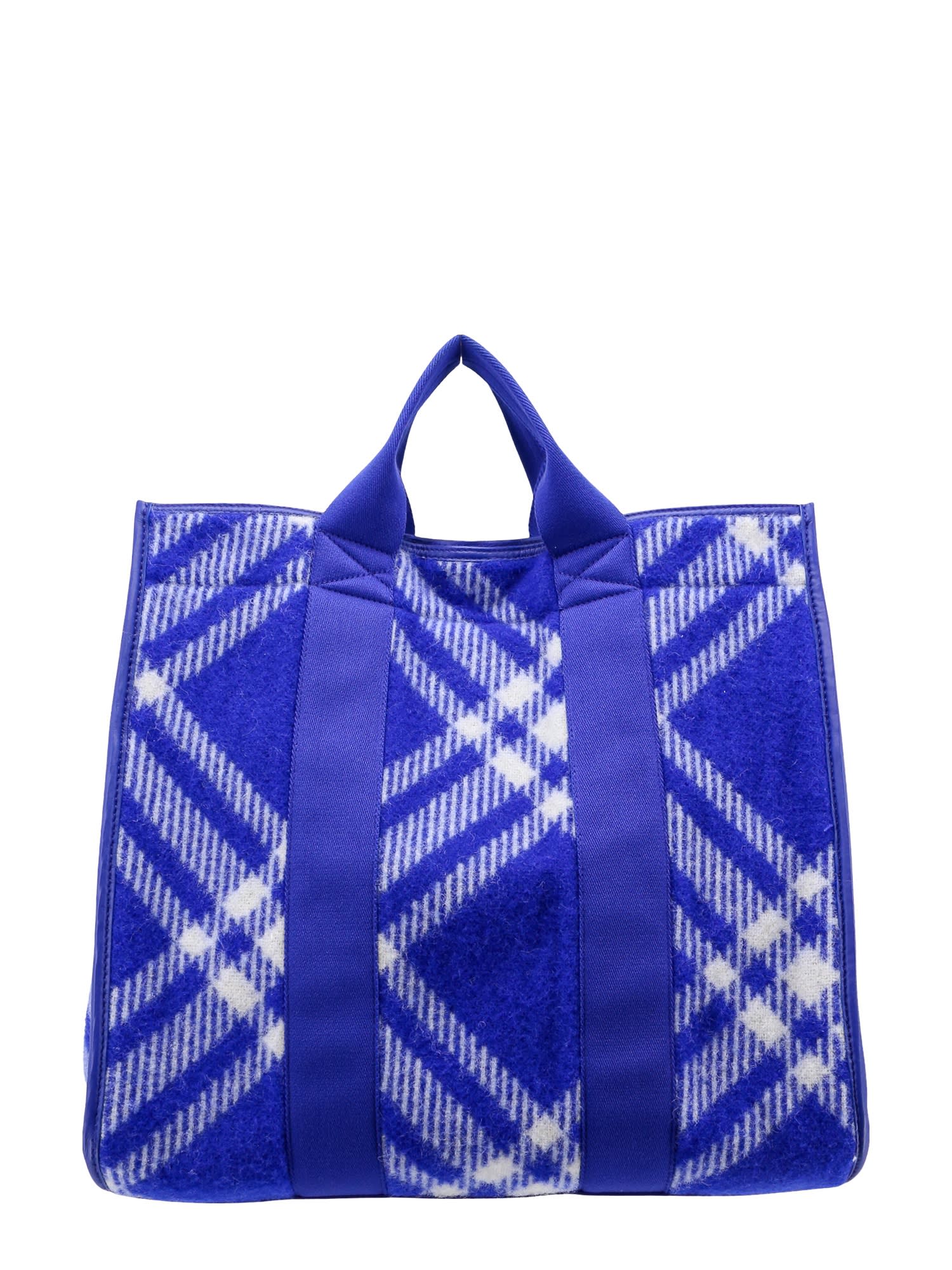 Shop Burberry Shoulder Bag In Blue