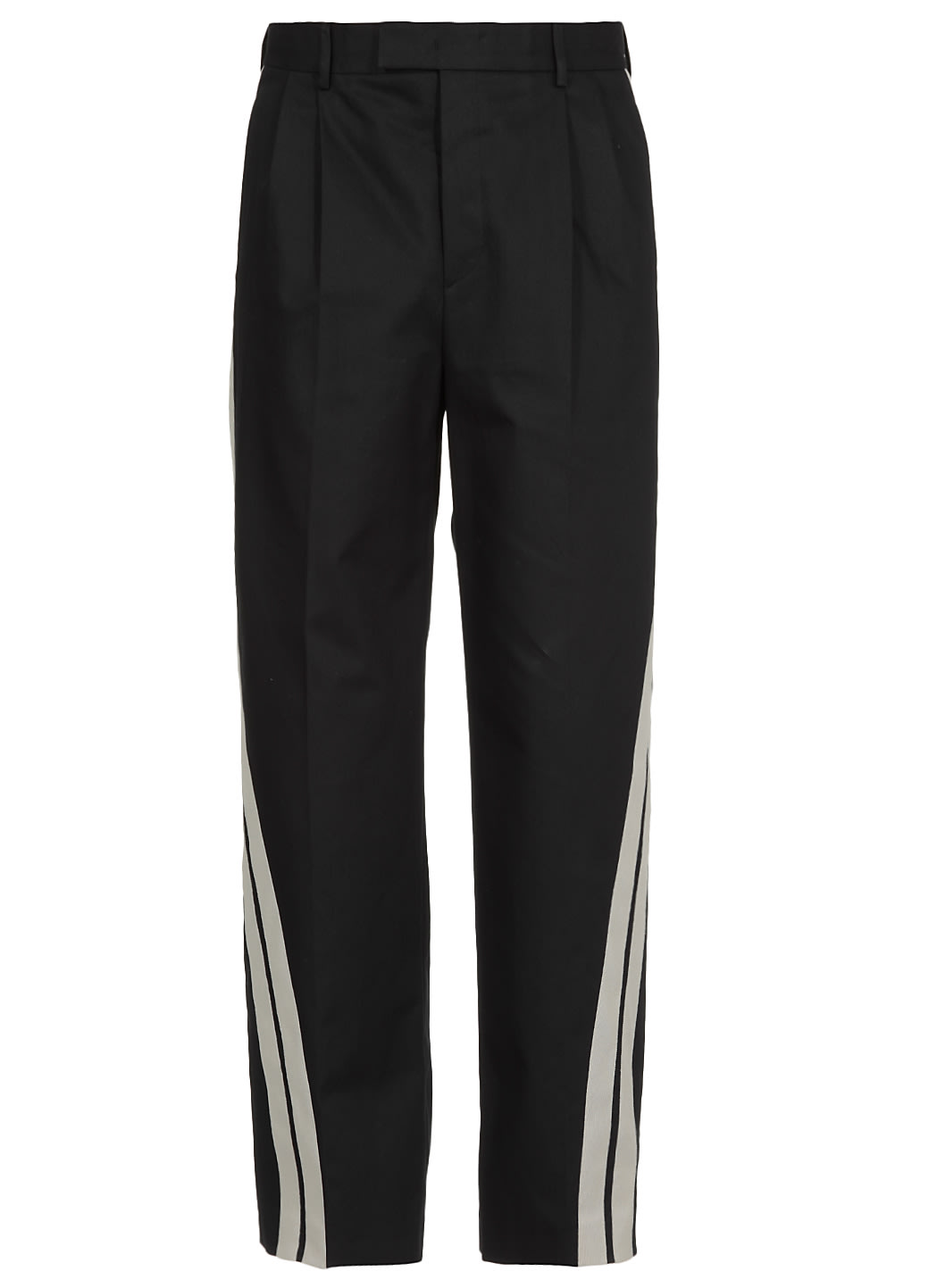 MSGM Twill Trousers With Pleats