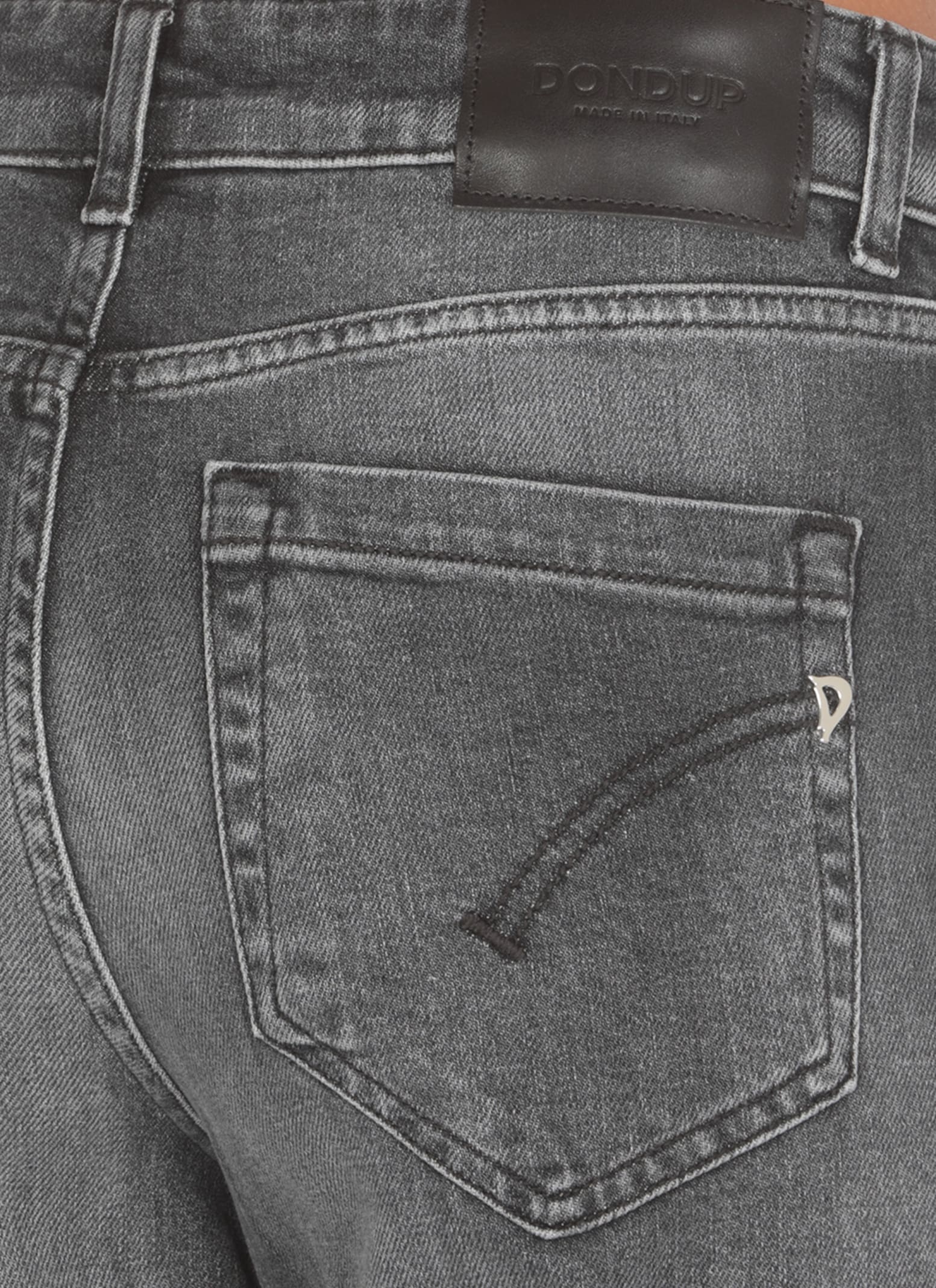 Shop Dondup Koons Jeans In Grey