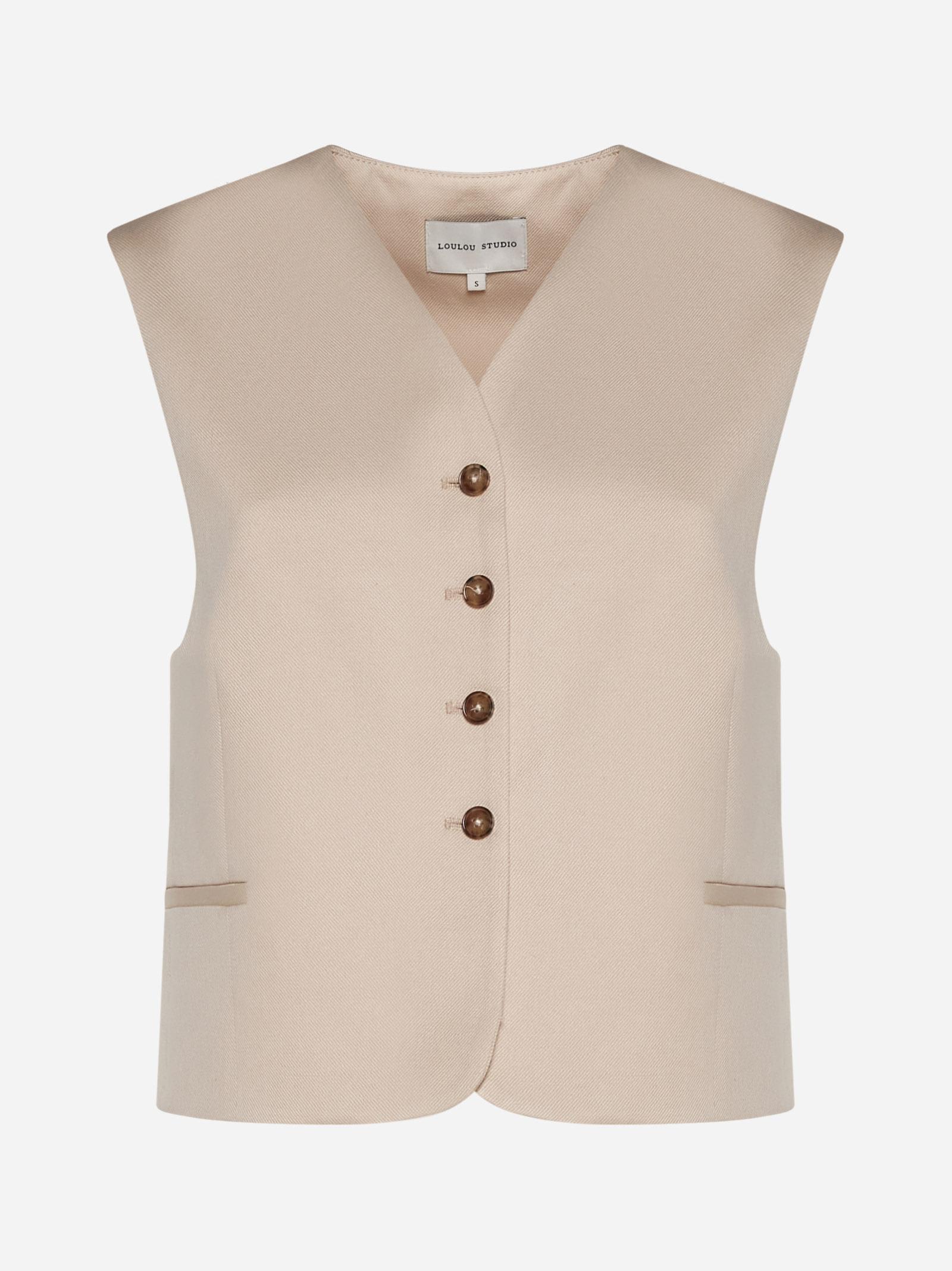 Iba Cotton And Linen Vest