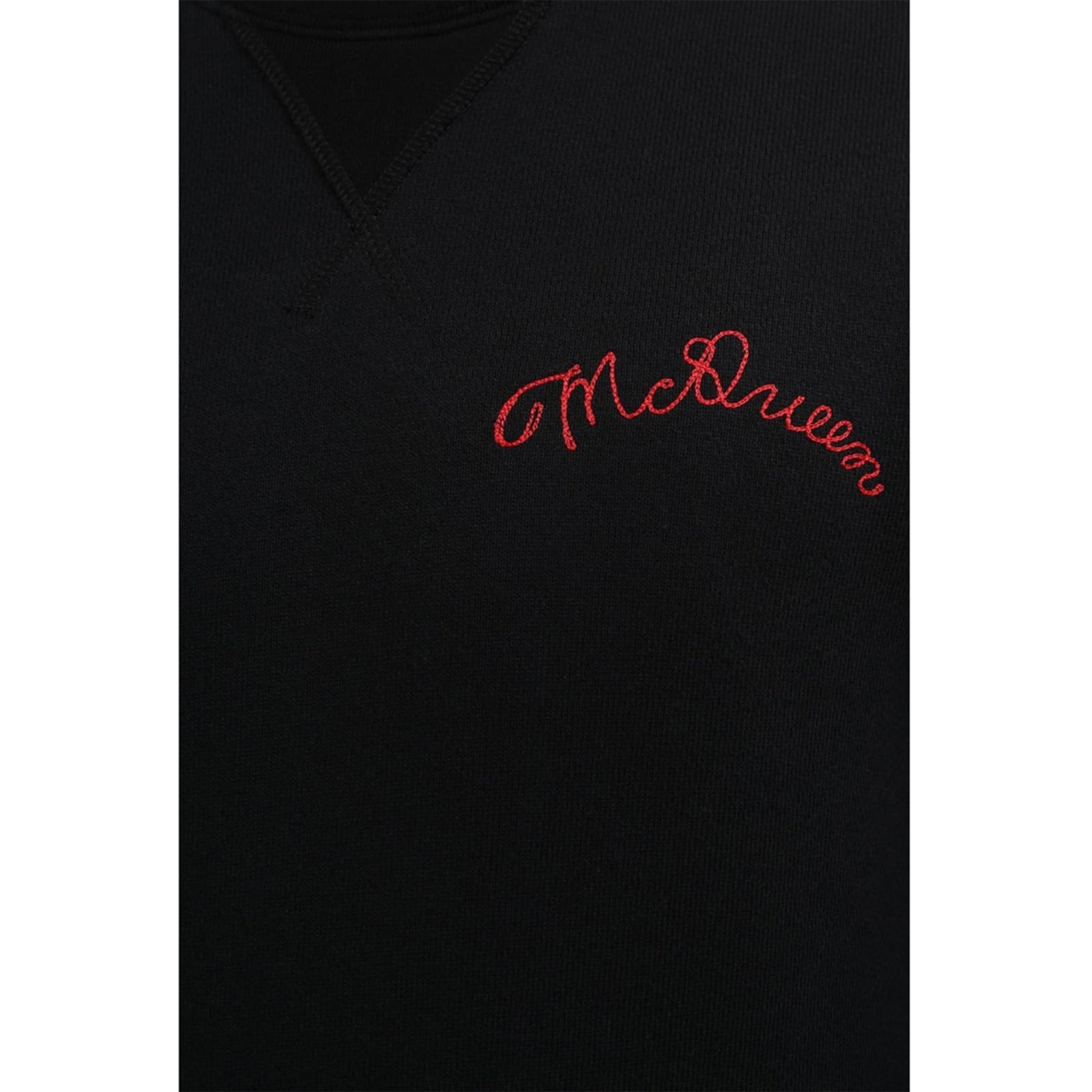 Shop Alexander Mcqueen Logo Sweatshirt In Black