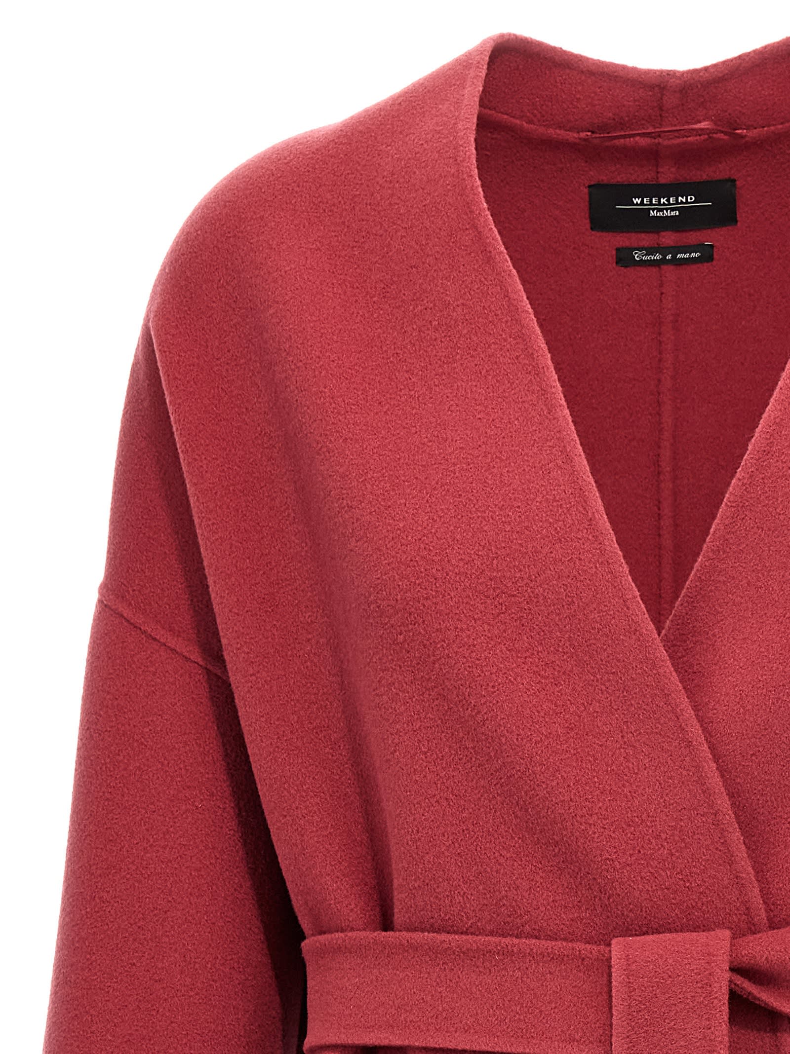 Weekend Max Mara Eris Coats And Trench Coats Fuchsia In Fuchsia