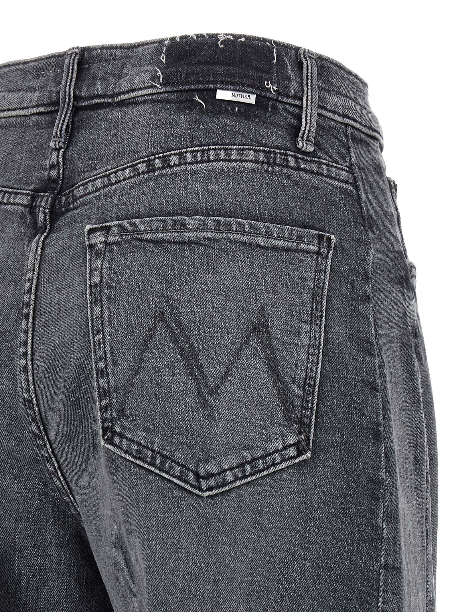 Mother The Half-pipe Flood Jeans In Blue