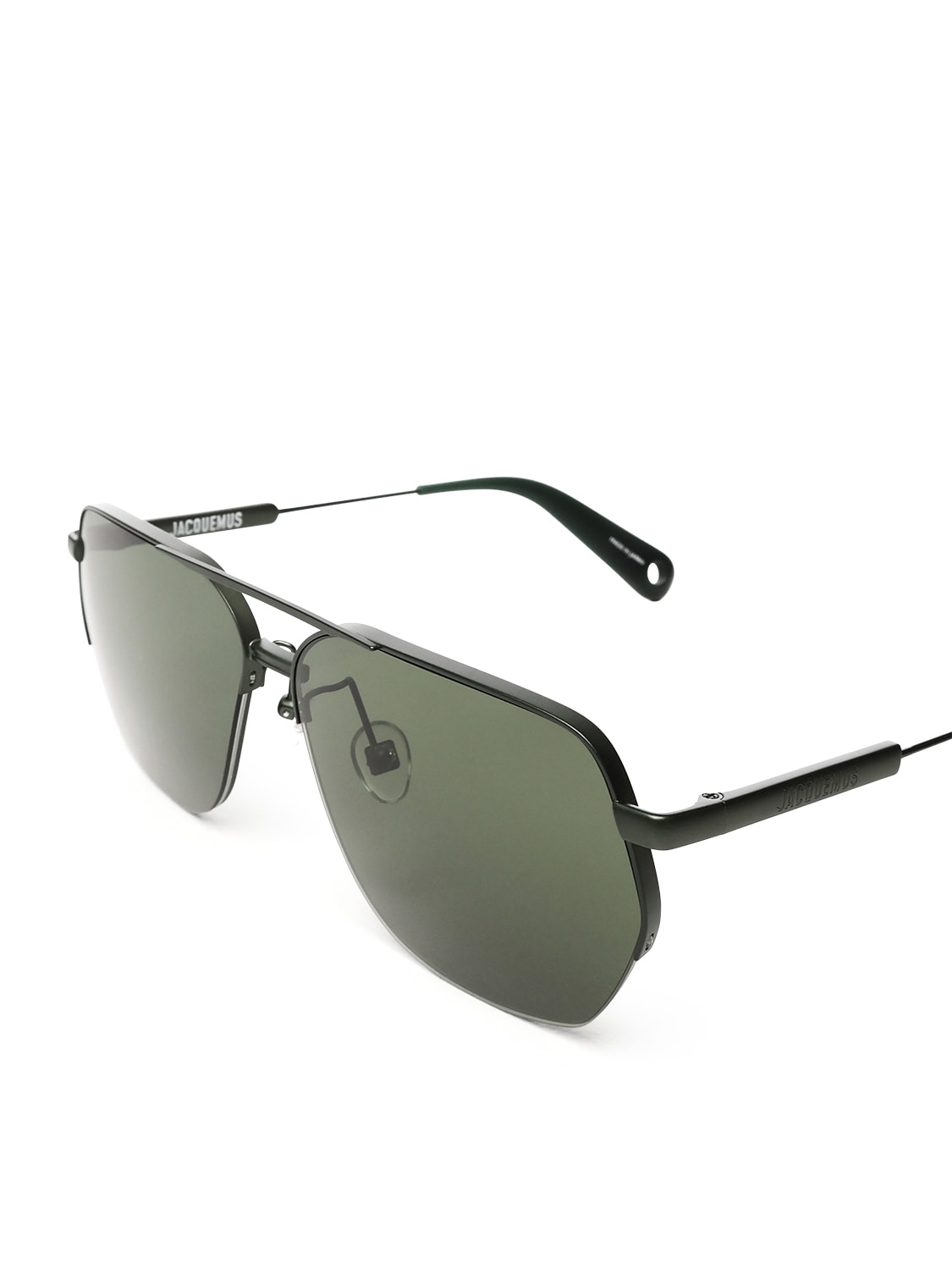 Jacquemus Aviador Sunglasses In Black