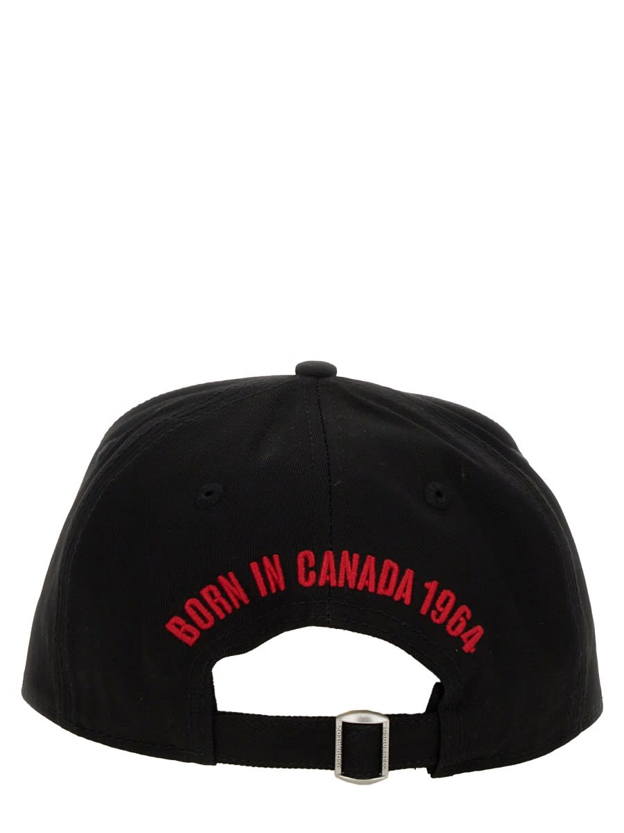 Shop Dsquared2 Baseball Hat With Logo In Black