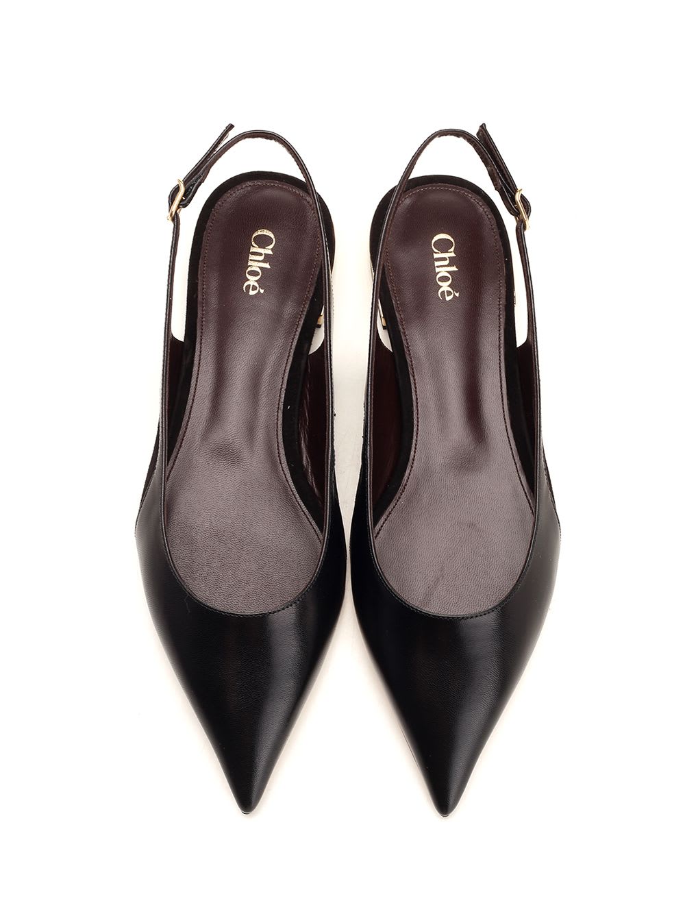 Shop Chloé Saada Slingback Pumps In Black