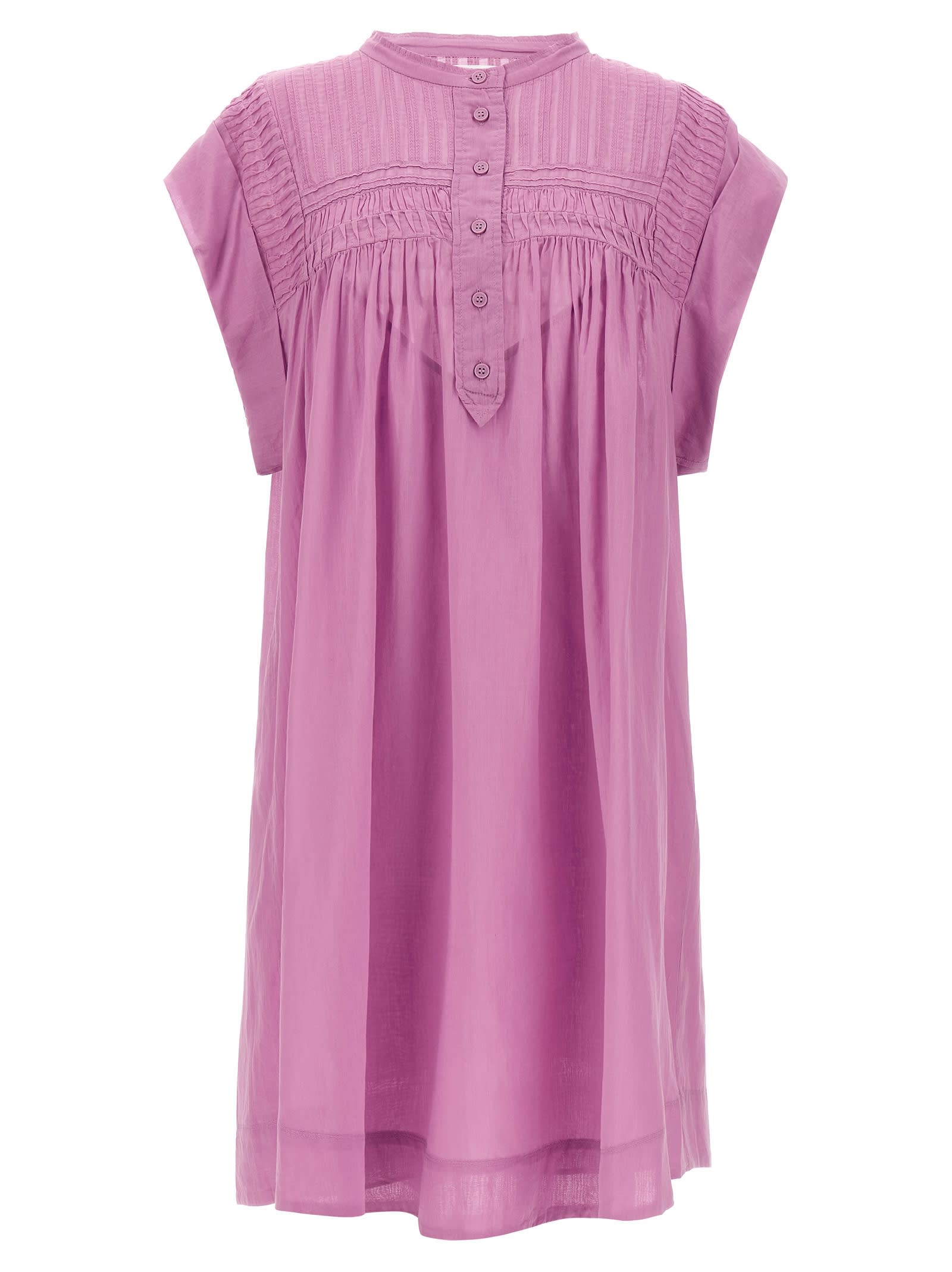 Shop Isabel Marant Étoile Leazali Midi Dress In Purple