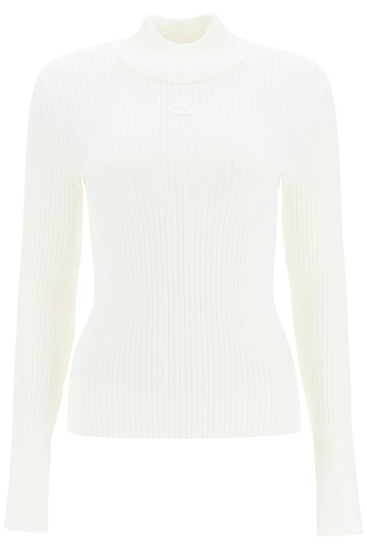 Courrèges Celine Black Wesley Cotton Jeans In White (white)