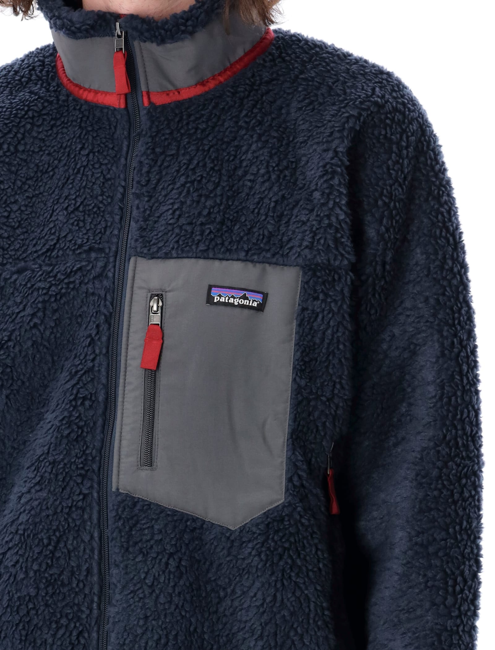 Shop Patagonia Classic Retro X Jacket In Navy